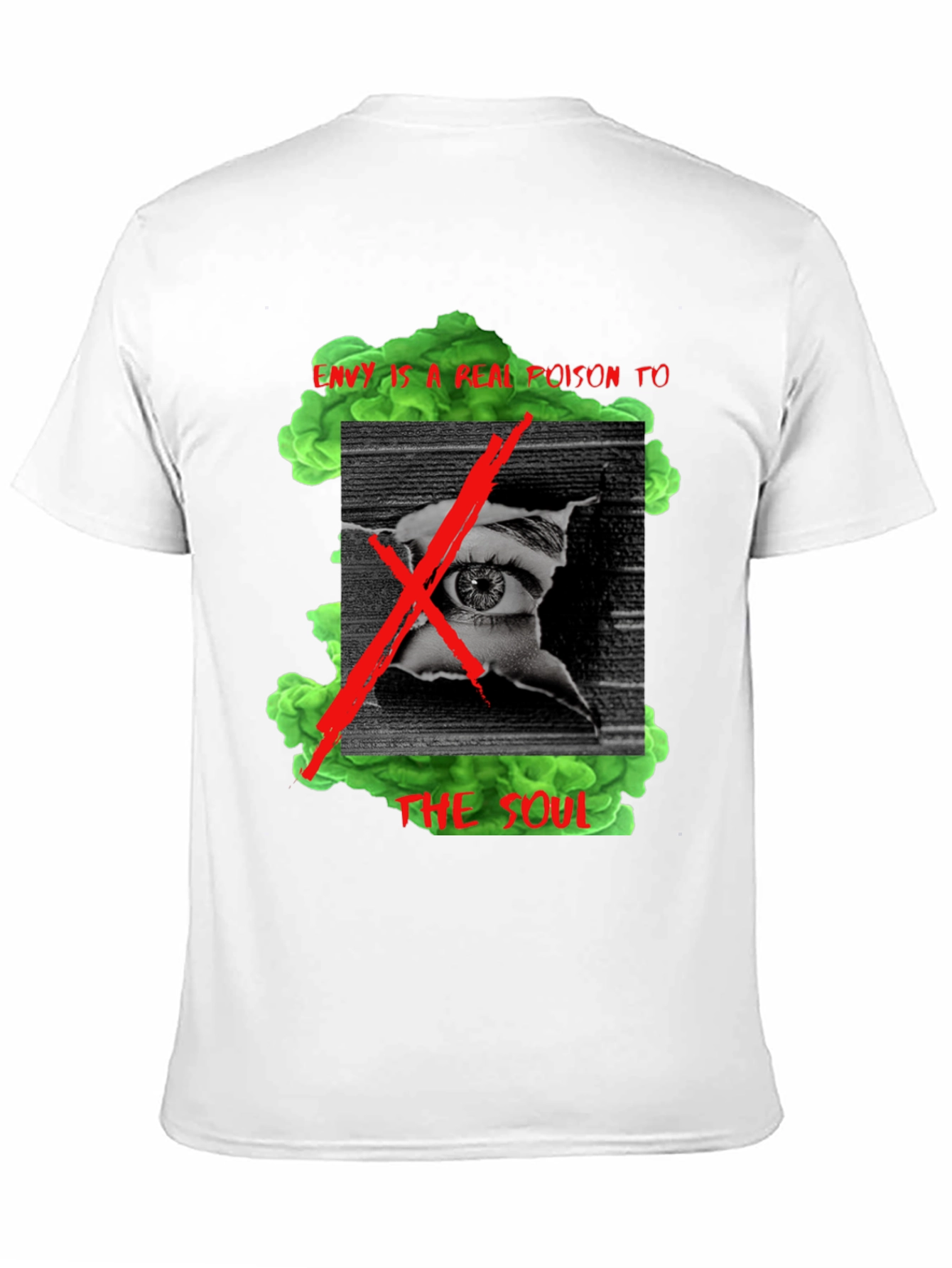 Edgy Graphic T-Shirt - Envy is a Poison