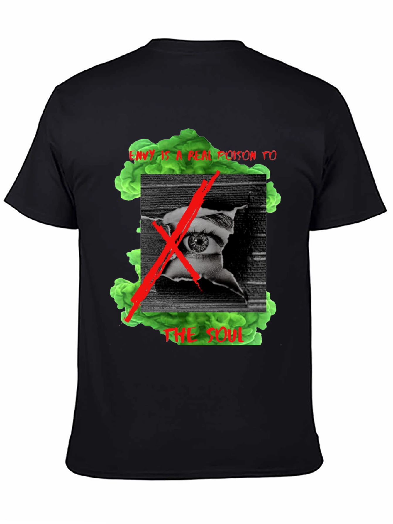 Edgy Graphic T-Shirt - Envy is a Poison