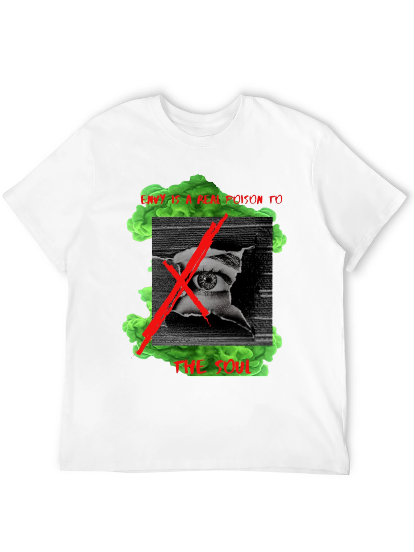 Edgy Graphic T-Shirt - Envy is a Poison