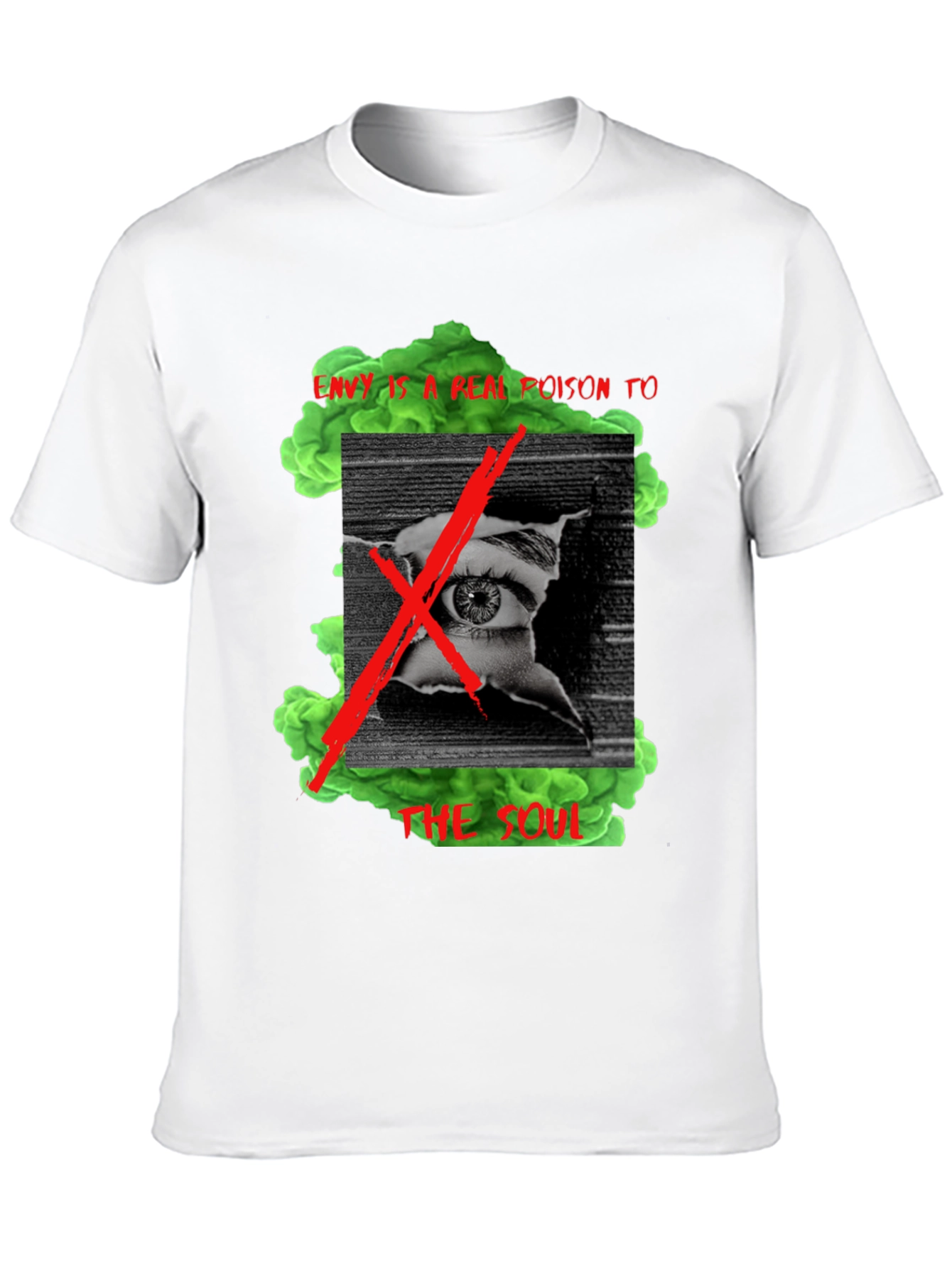 Edgy Graphic T-Shirt - Envy is a Poison