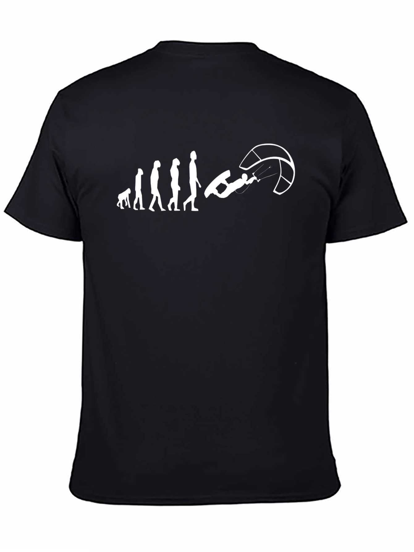 Kitesurfing Evolution Black T-Shirt