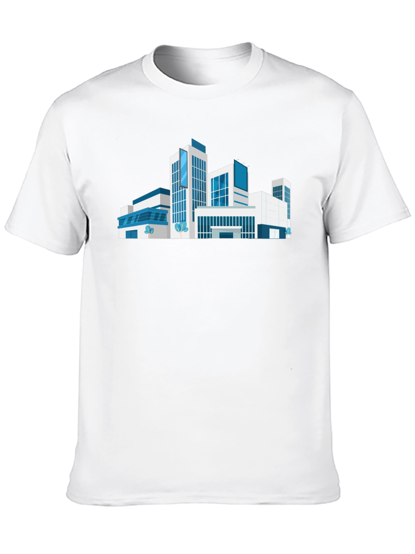 Architectural Building Graphic Tee - Black
