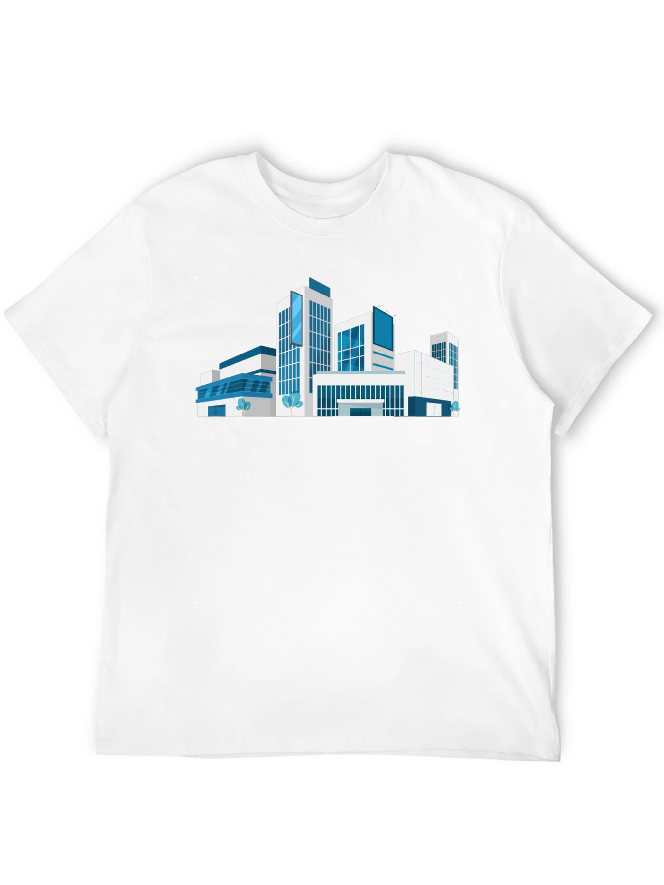 Architectural Building Graphic Tee - Black