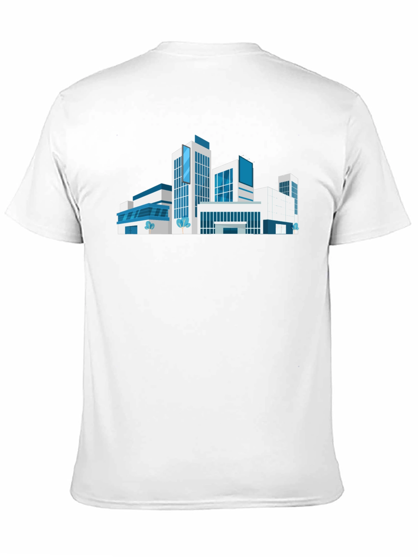 Architectural Building Graphic Tee - Black