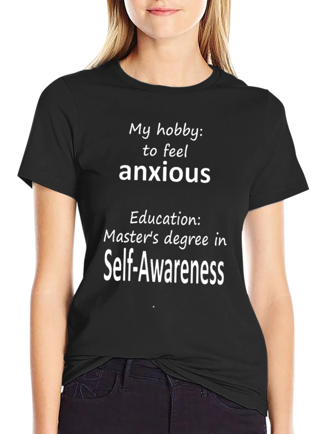 Anxious Hobby T-Shirt - Self Awareness Education Tee
