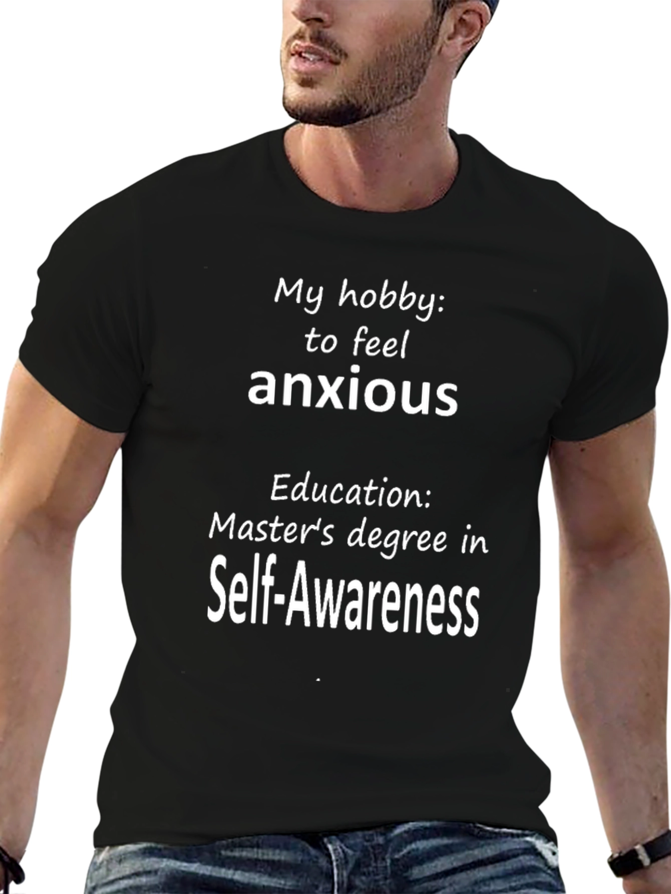Anxious Hobby T-Shirt - Self Awareness Education Tee