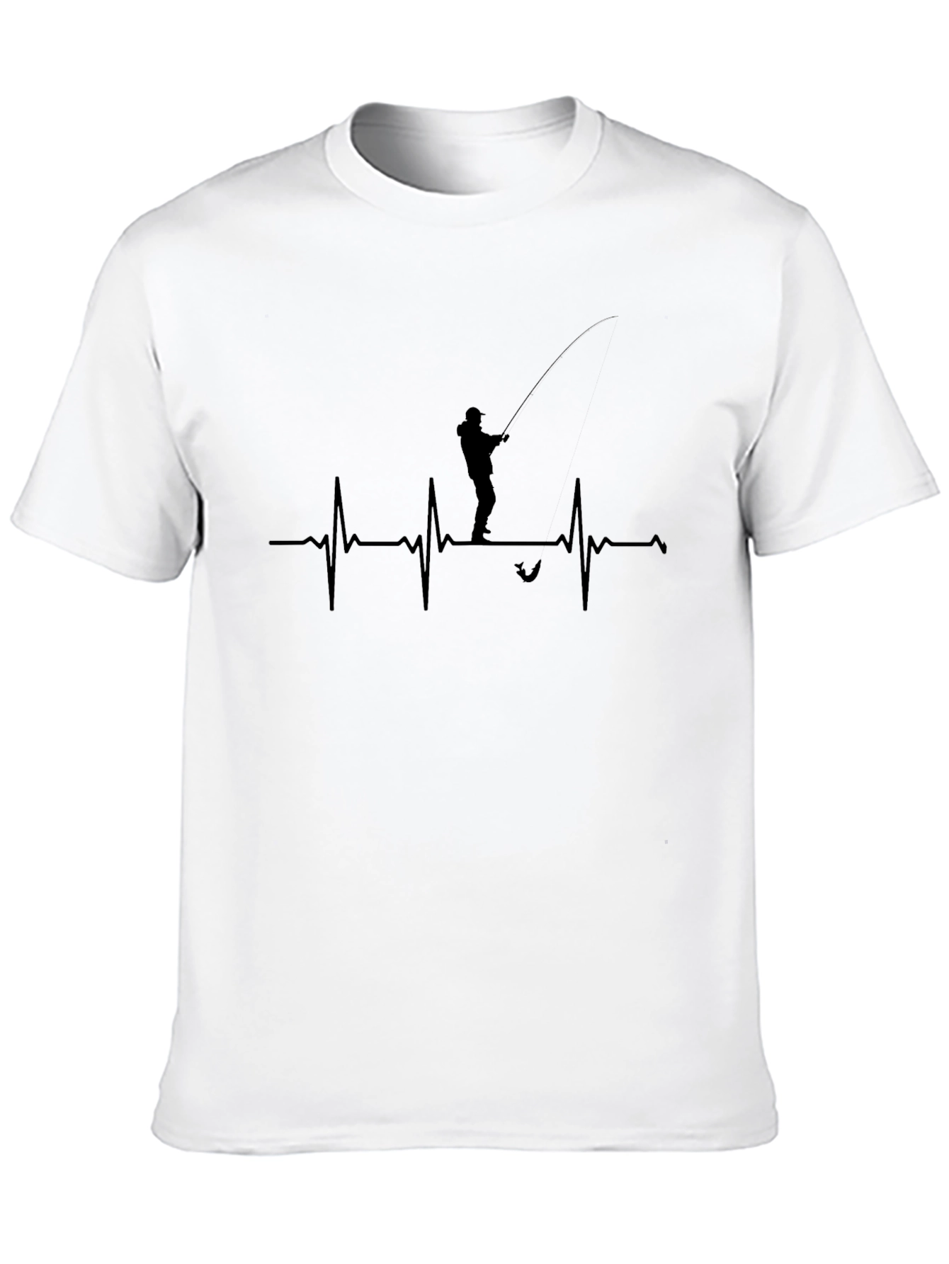 Fishing Heartbeat T-Shirt