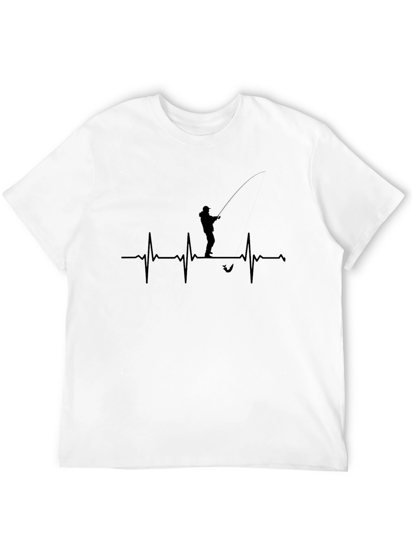 Fishing Heartbeat T-Shirt