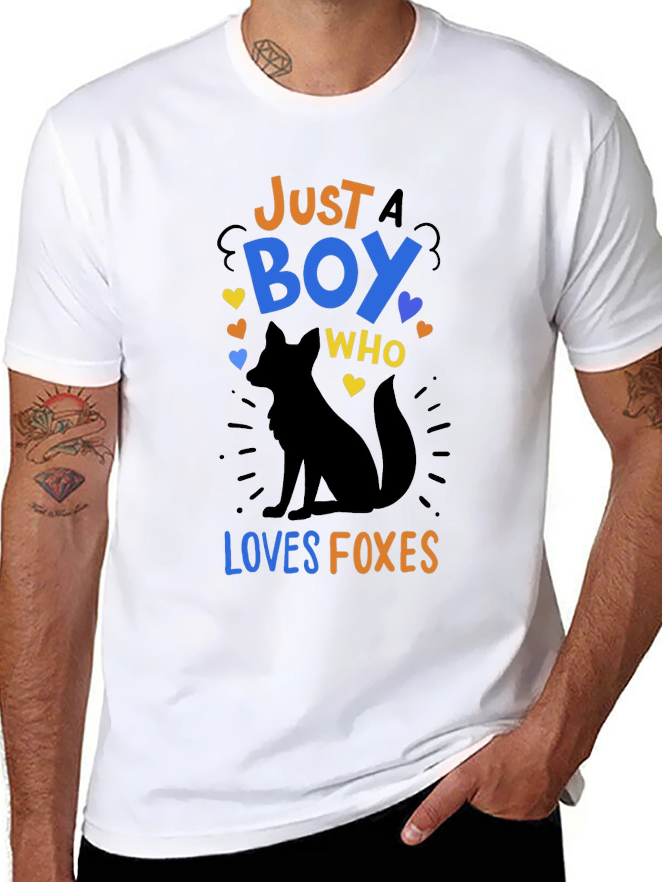 Just A Boy Who Loves Foxes T-Shirt