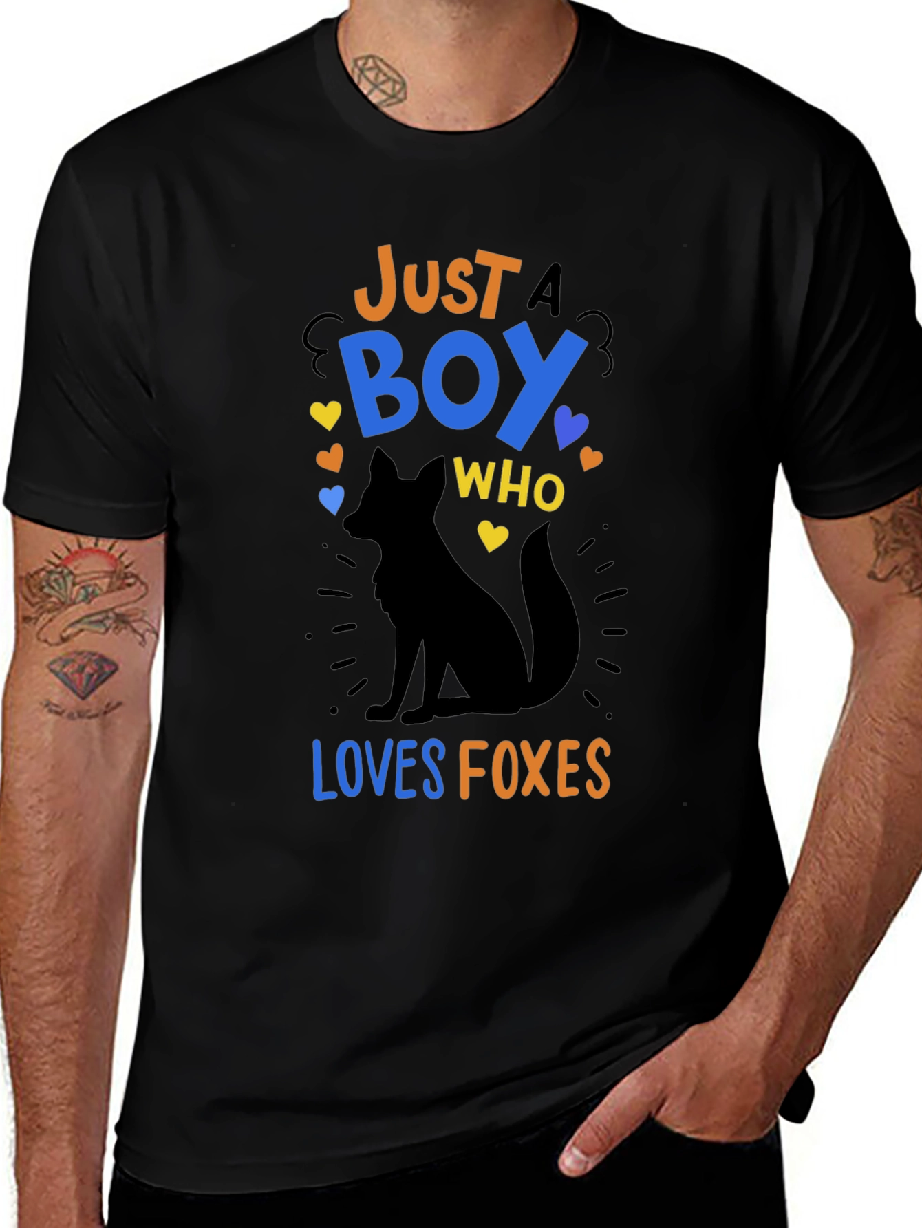 Just A Boy Who Loves Foxes T-Shirt