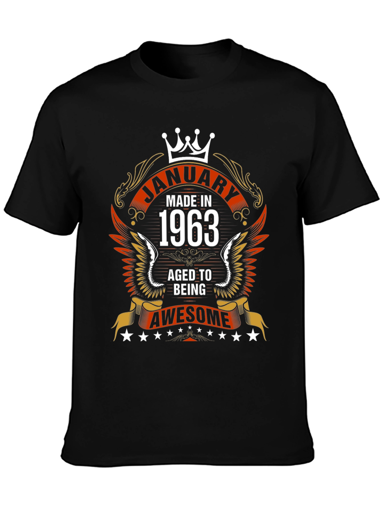 January 1963 Aged To Awesome Graphic T-Shirt