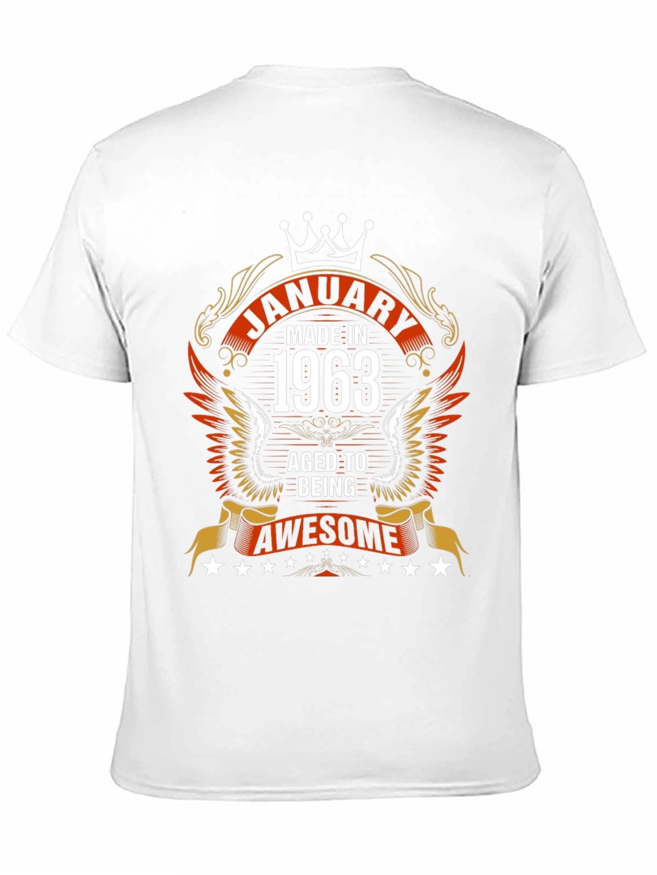 January 1963 Aged To Awesome Graphic T-Shirt