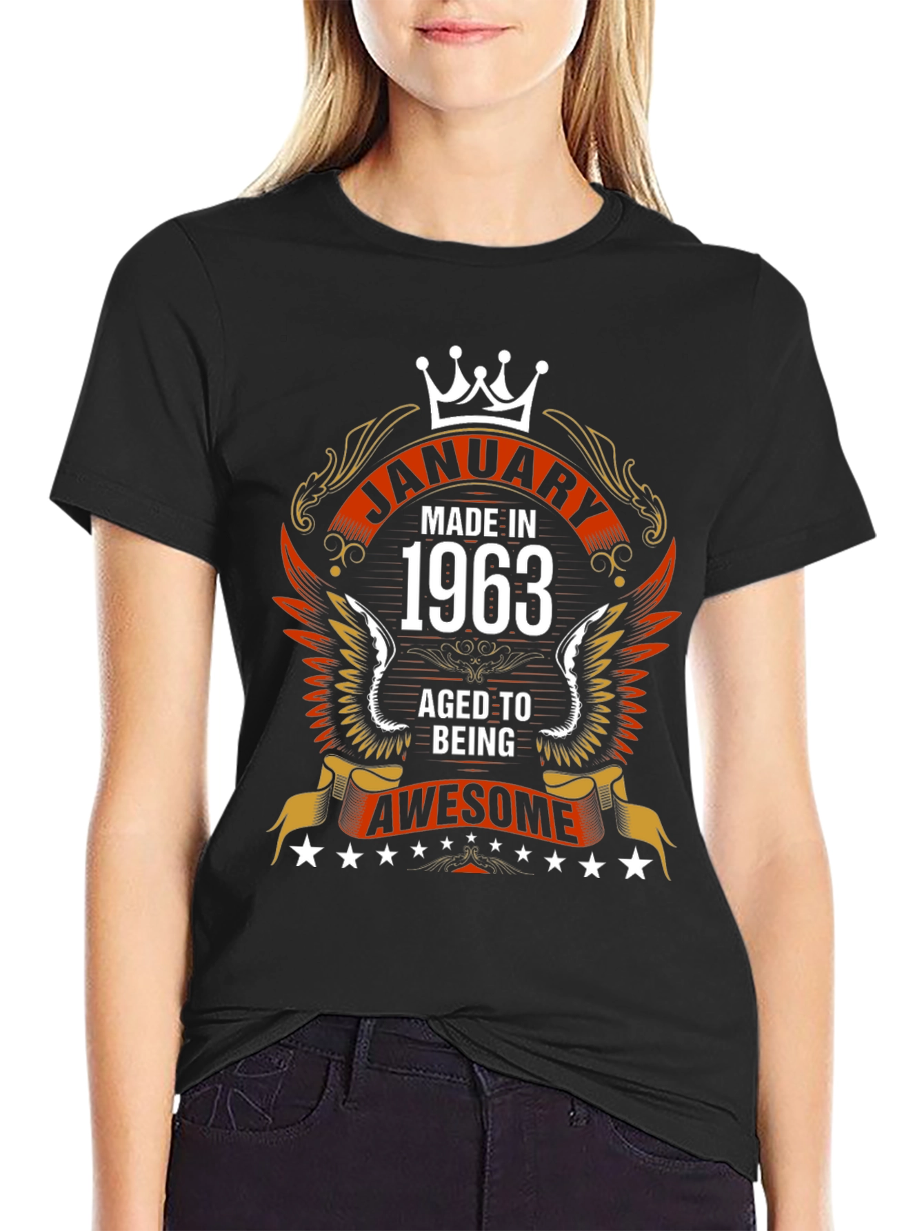 January 1963 Aged To Awesome Graphic T-Shirt