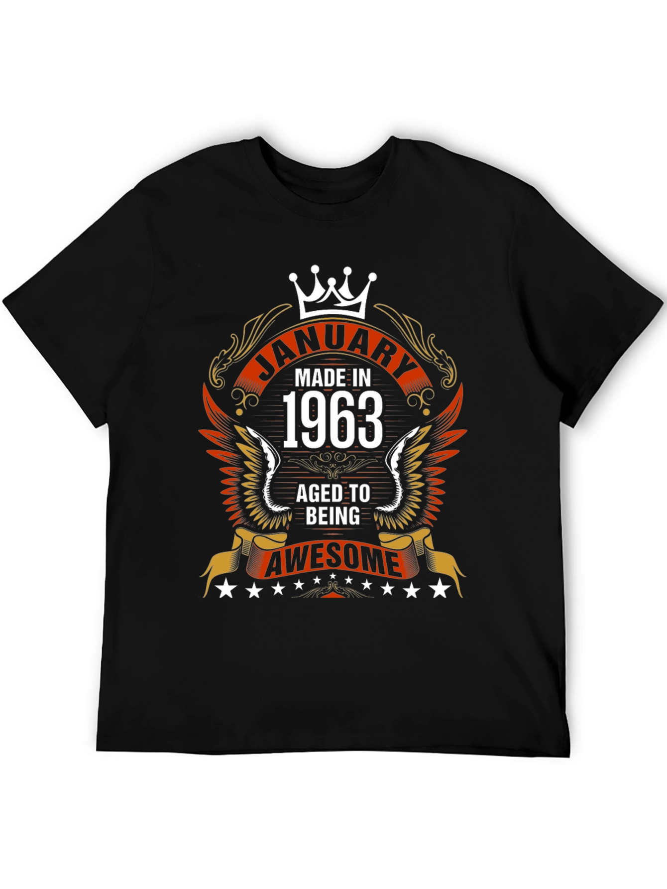 January 1963 Aged To Awesome Graphic T-Shirt