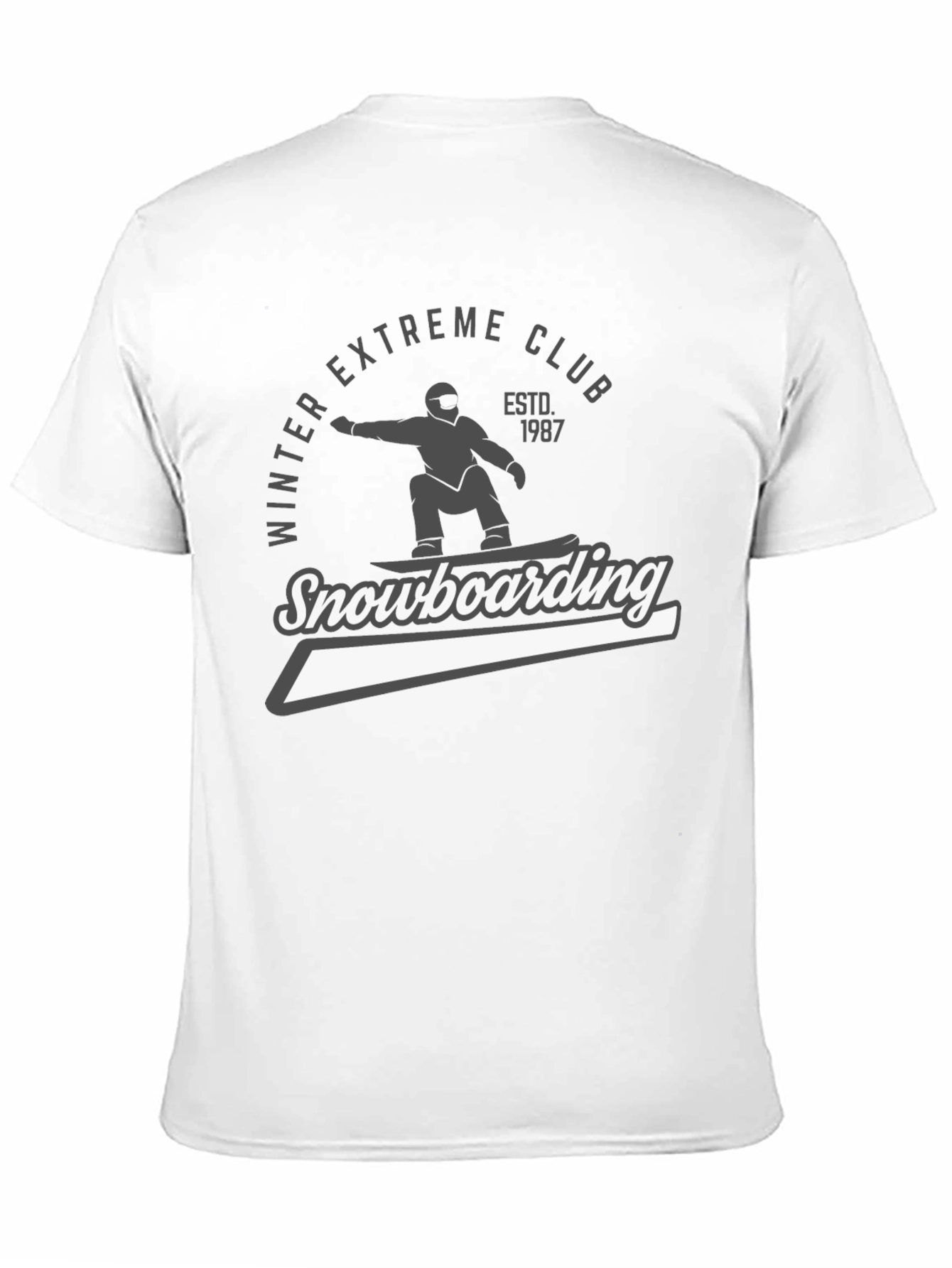 Winter Extreme Club Snowboarding T-Shirt