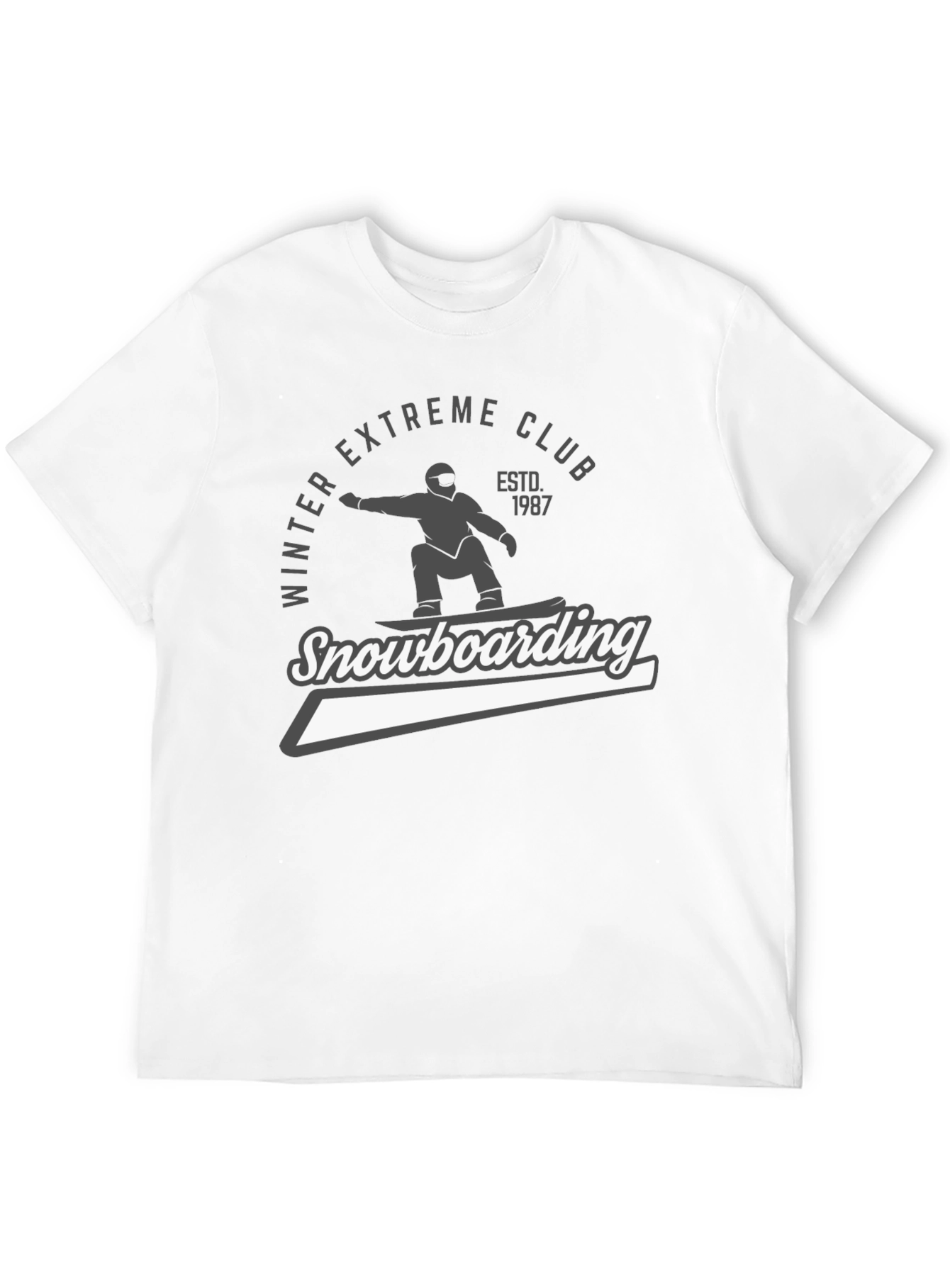 Winter Extreme Club Snowboarding T-Shirt