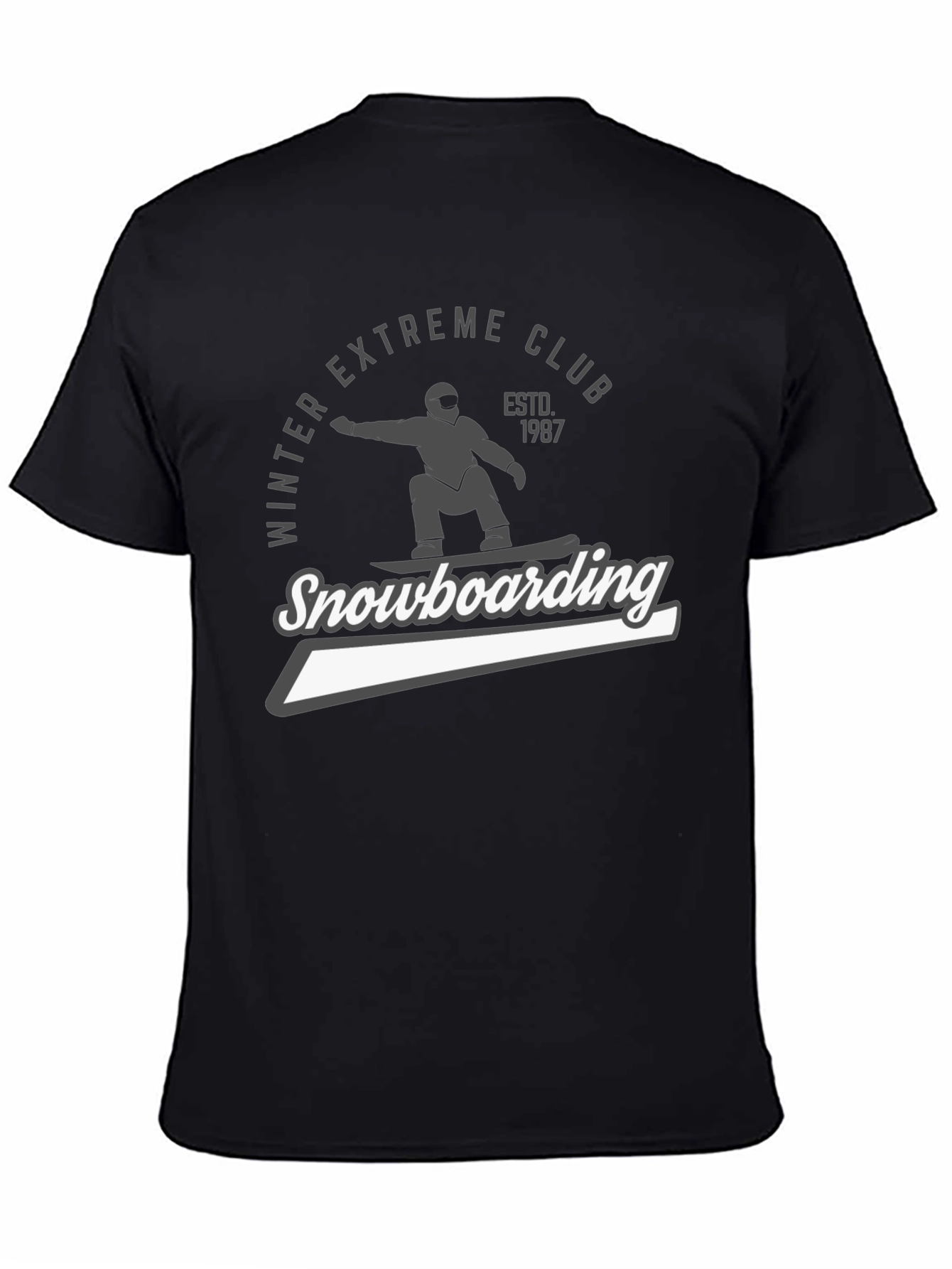 Winter Extreme Club Snowboarding T-Shirt