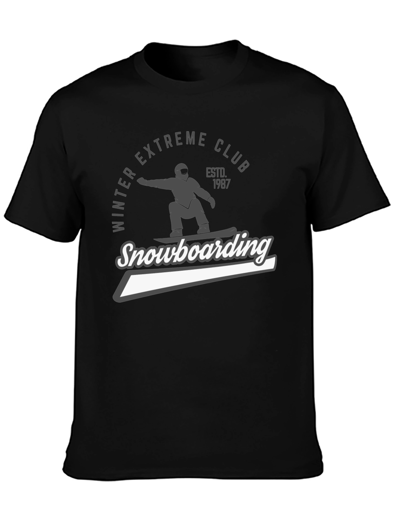 Winter Extreme Club Snowboarding T-Shirt