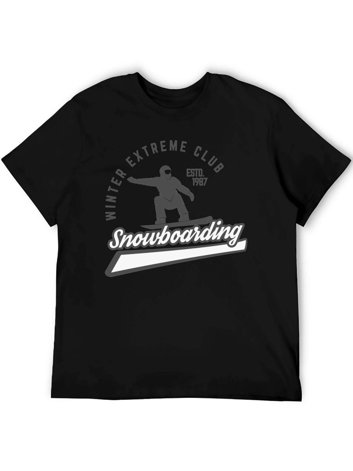 Winter Extreme Club Snowboarding T-Shirt