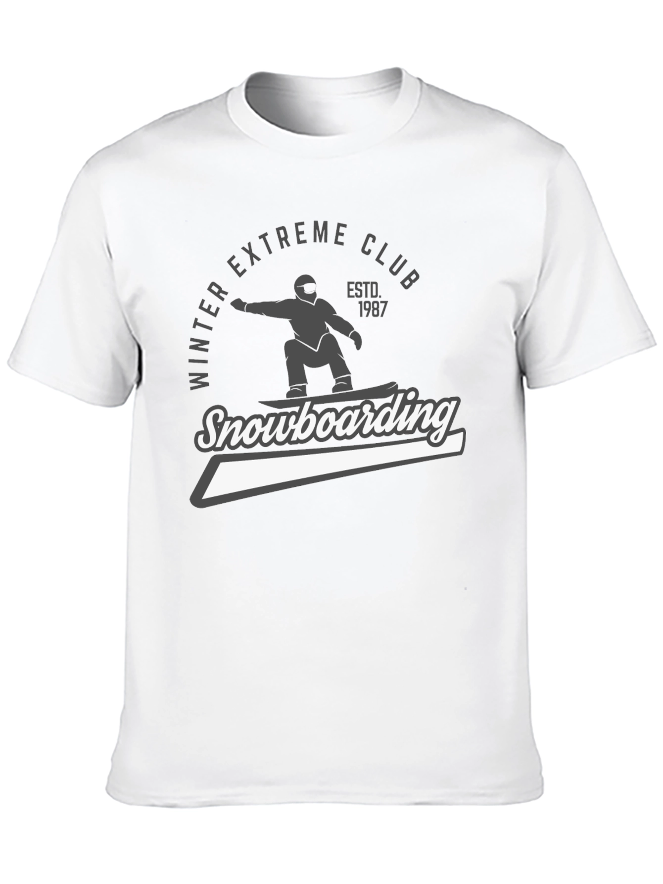 Winter Extreme Club Snowboarding T-Shirt