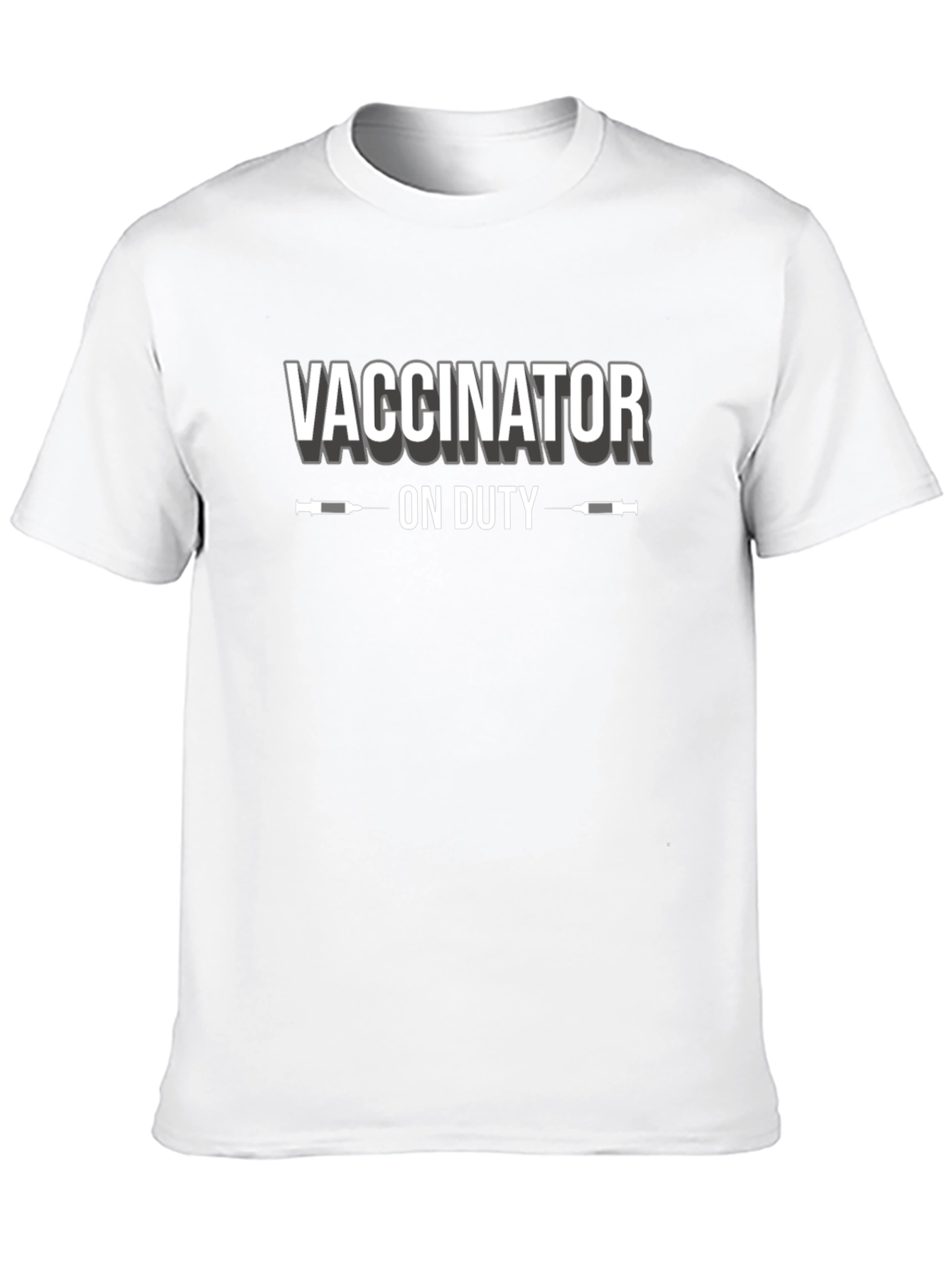 Vaccinator On Duty Graphic Tee - Black