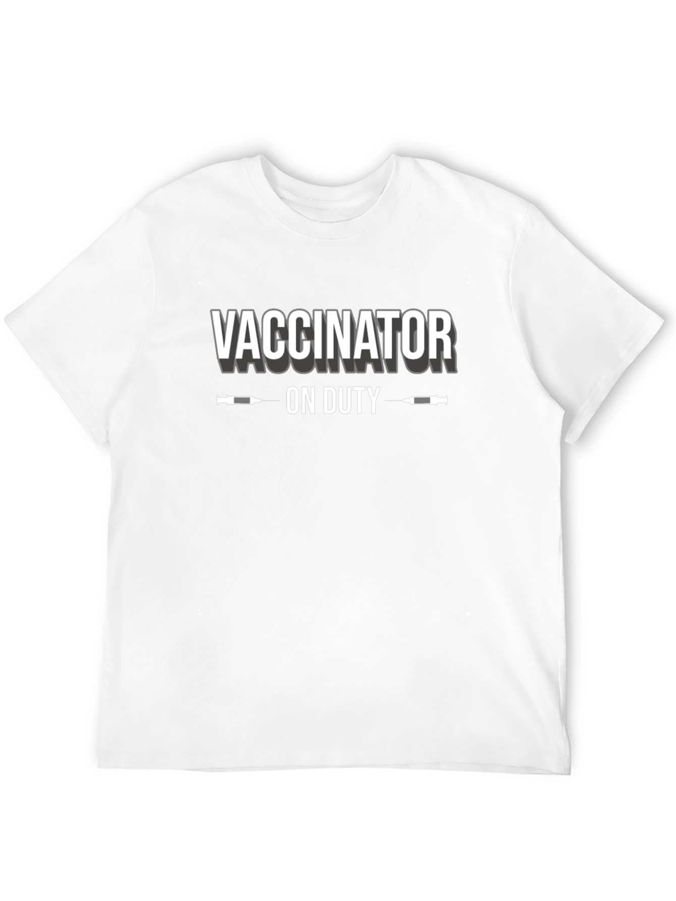 Vaccinator On Duty Graphic Tee - Black