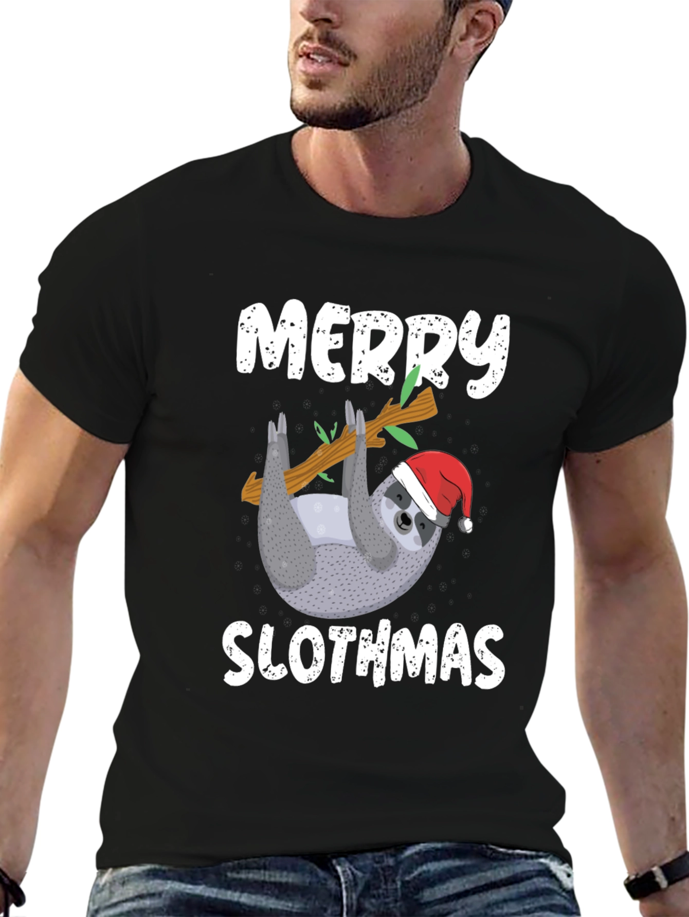 Merry Slothmas Graphic Tee