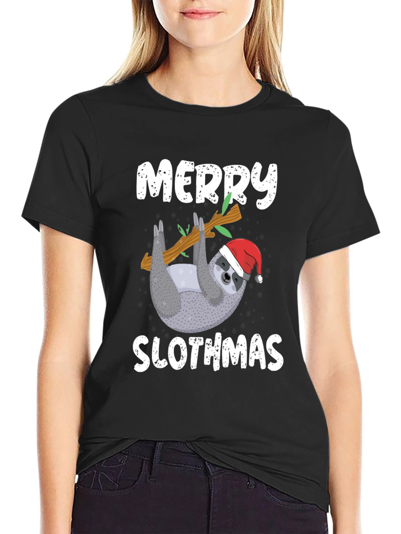 Merry Slothmas Graphic Tee