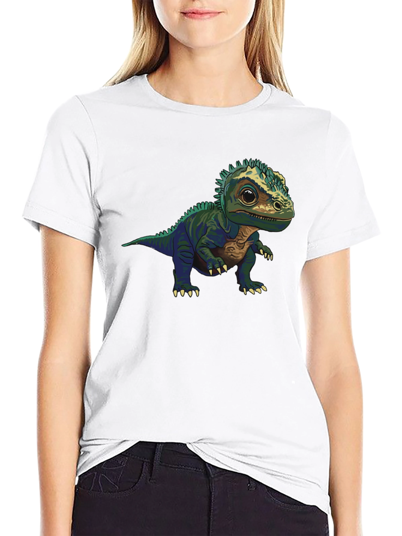 Dinosaur Graphic Black T-Shirt