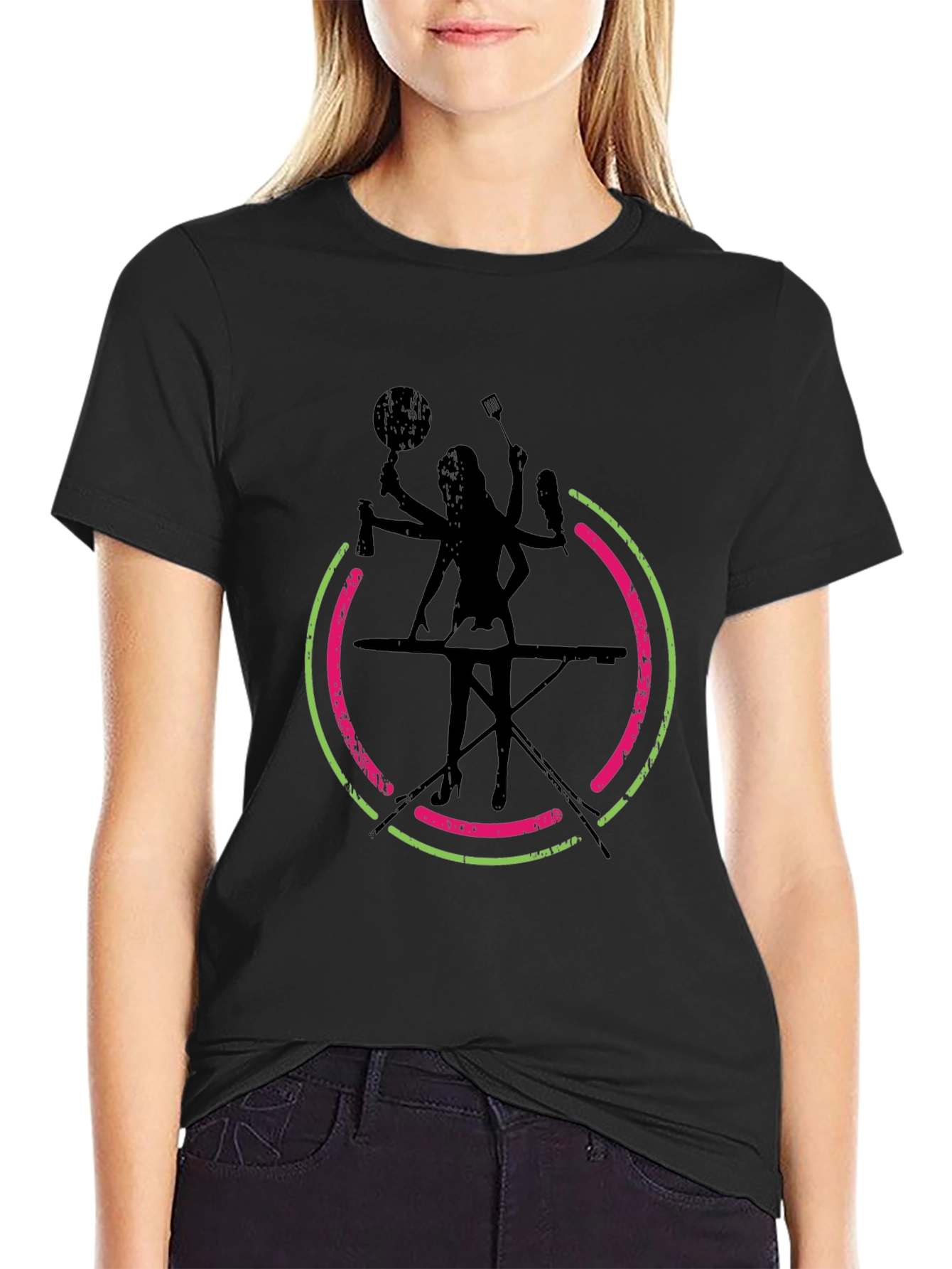 Multitasking Master T-Shirt - Black Graphic Tee