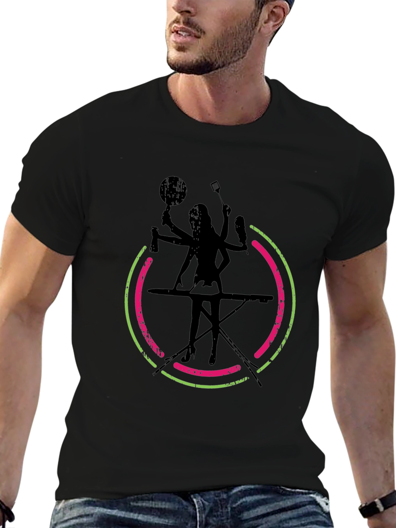 Multitasking Master T-Shirt - Black Graphic Tee