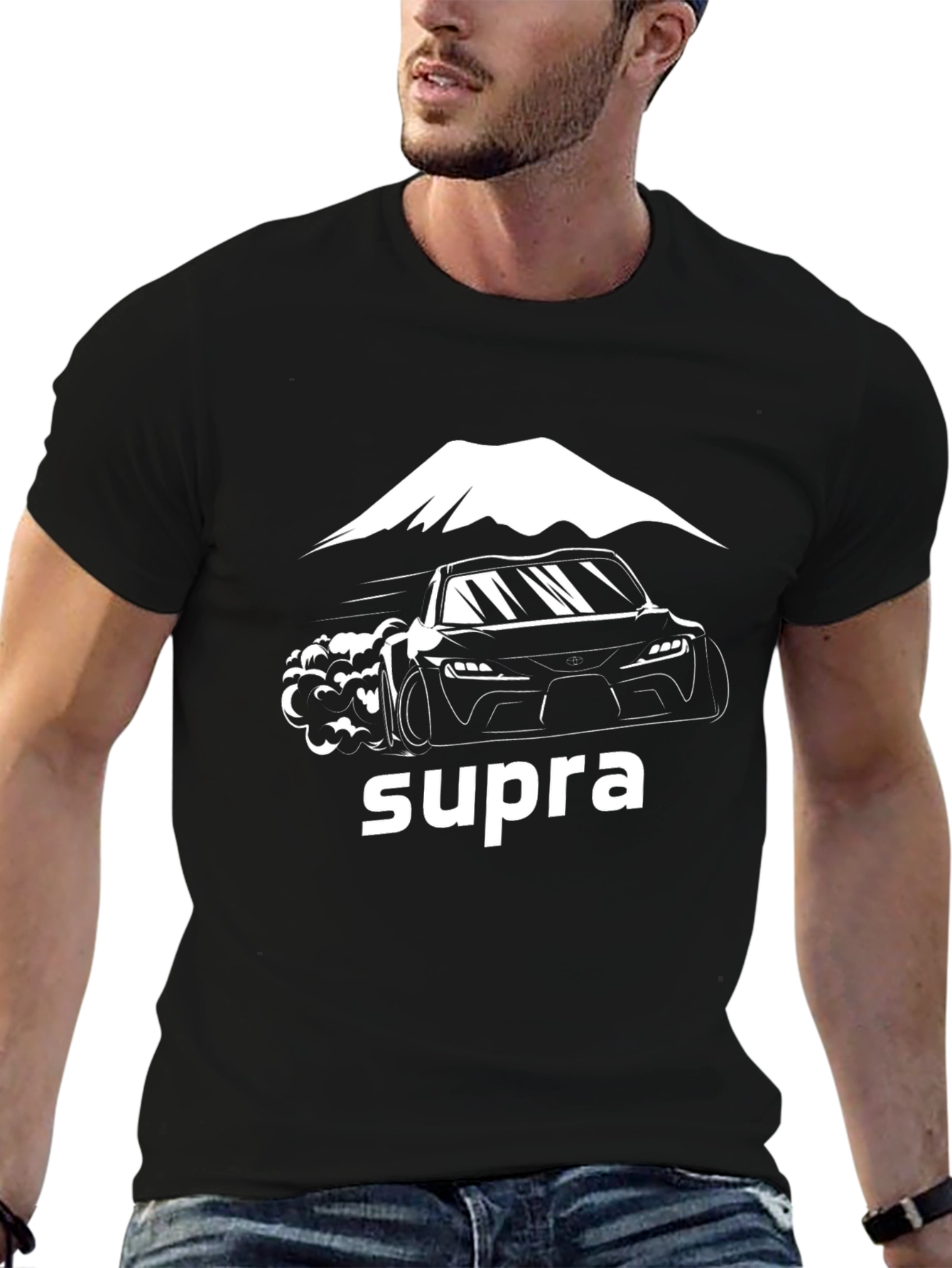 Supra Car Graphic Black T-Shirt