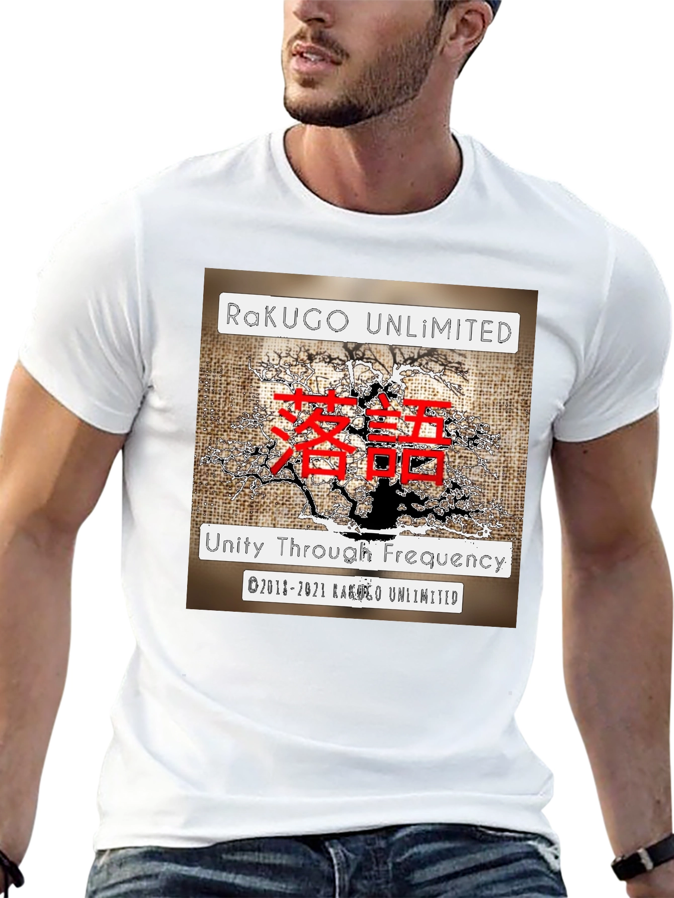 Rakugo Unlimited Graphic Tee - Unity Through Frequency