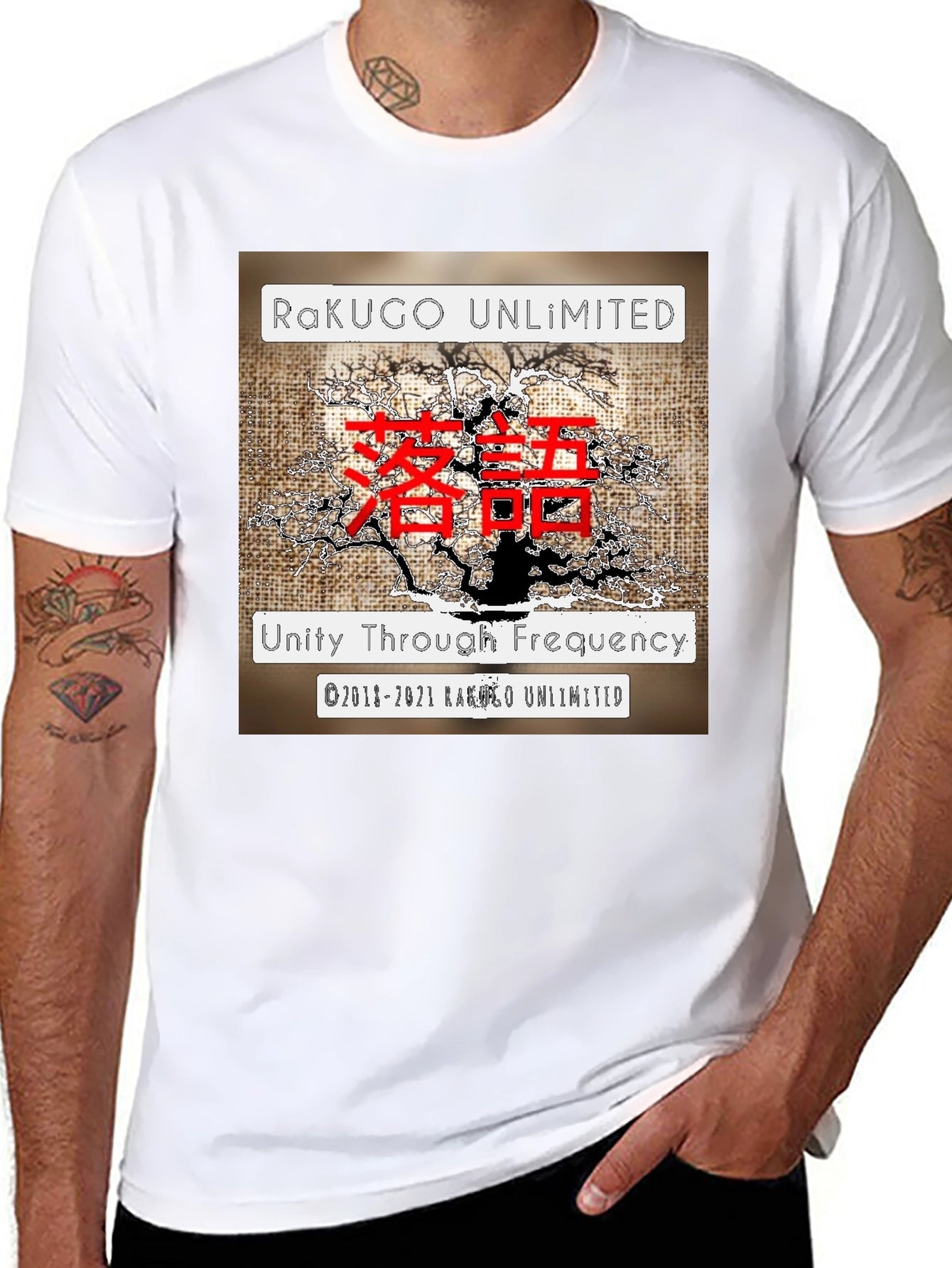 Rakugo Unlimited Graphic Tee - Unity Through Frequency