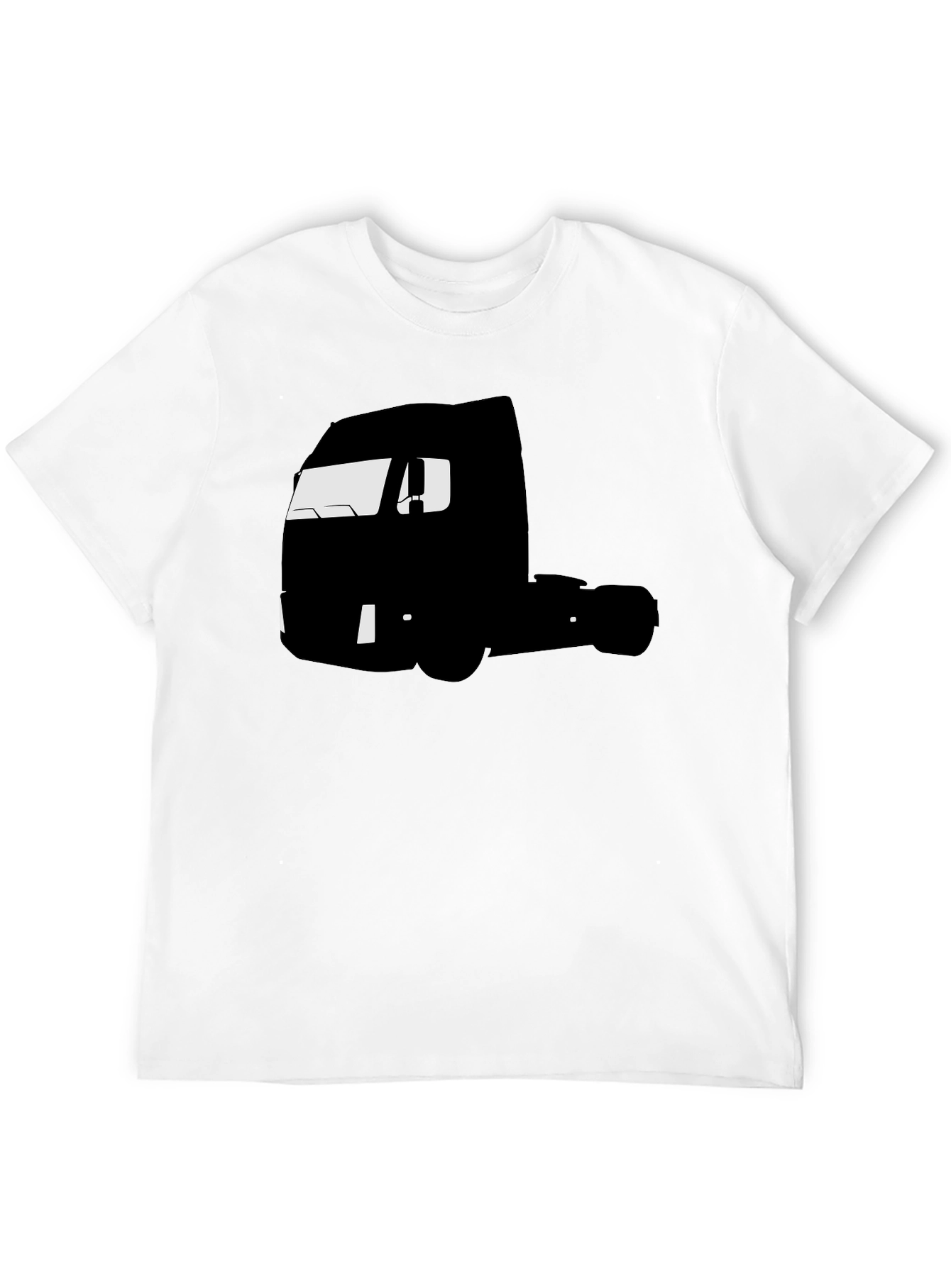 Truck Silhouette Graphic Tee - Black