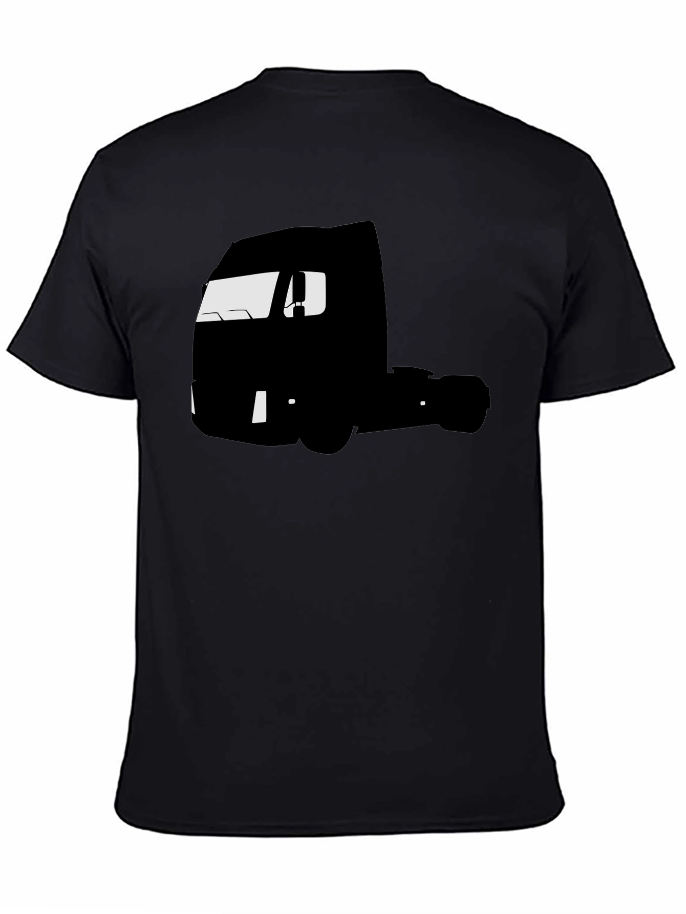 Truck Silhouette Graphic Tee - Black