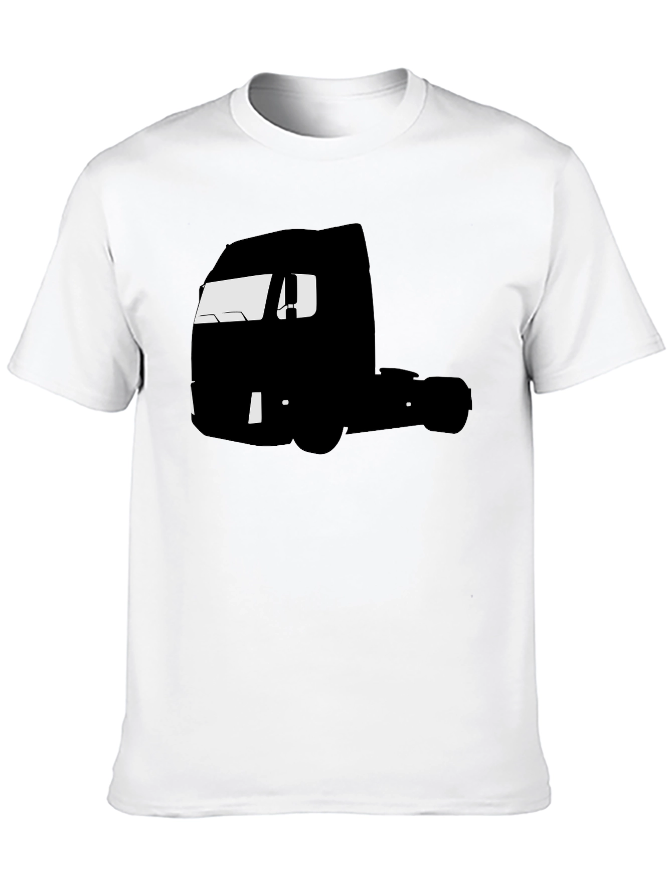 Truck Silhouette Graphic Tee - Black