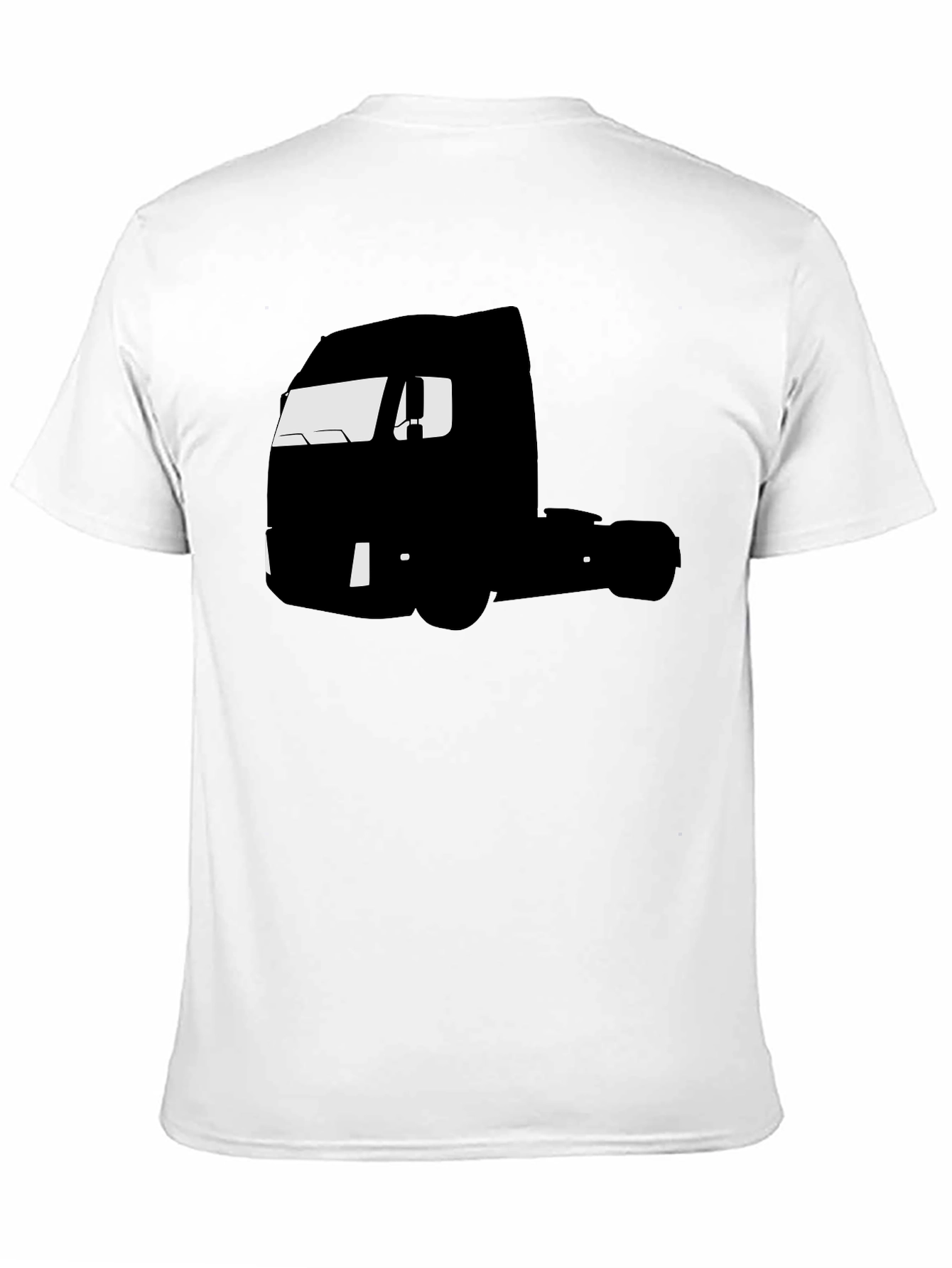Truck Silhouette Graphic Tee - Black