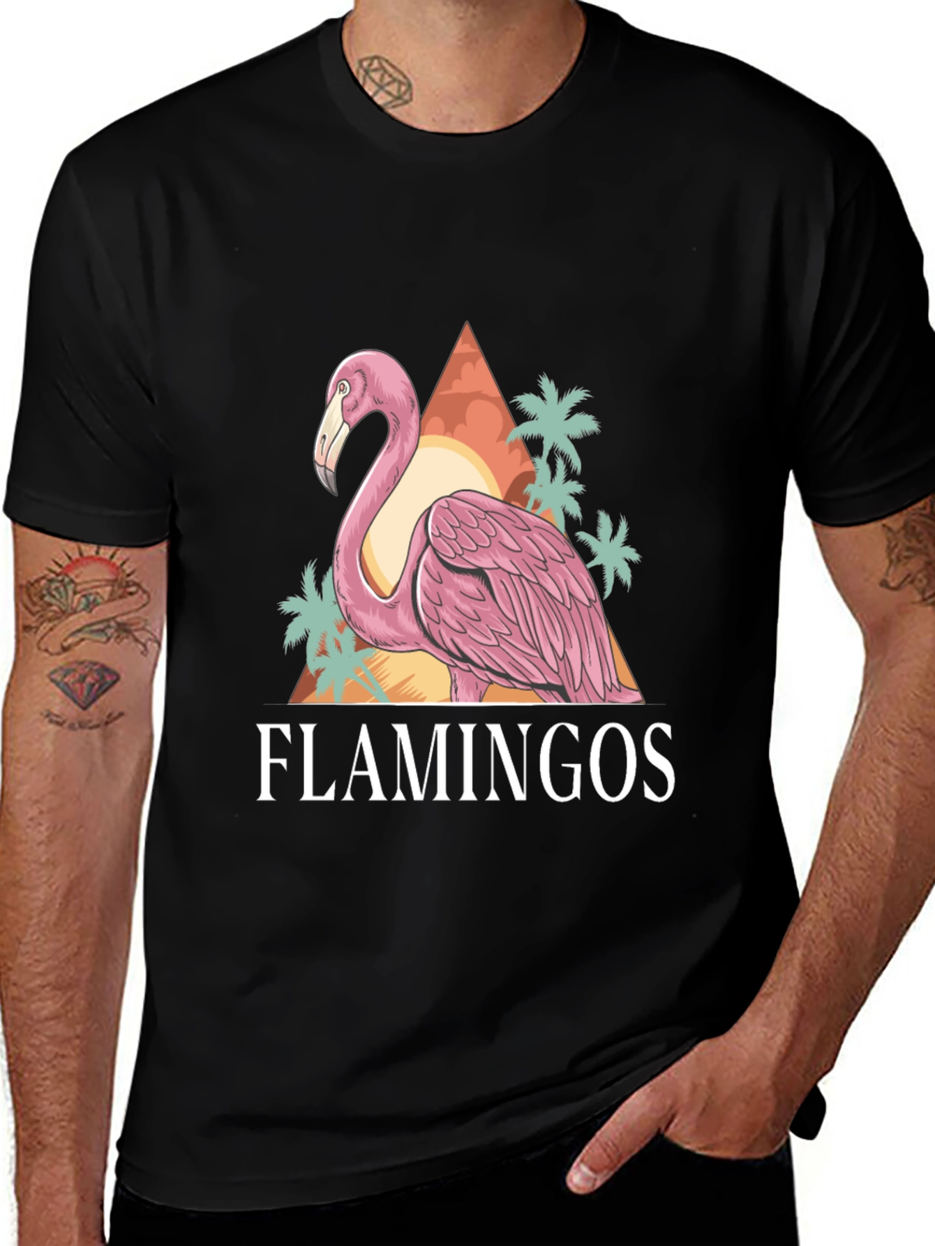 Flamingo Graphic Tee - Tropical Vibes!
