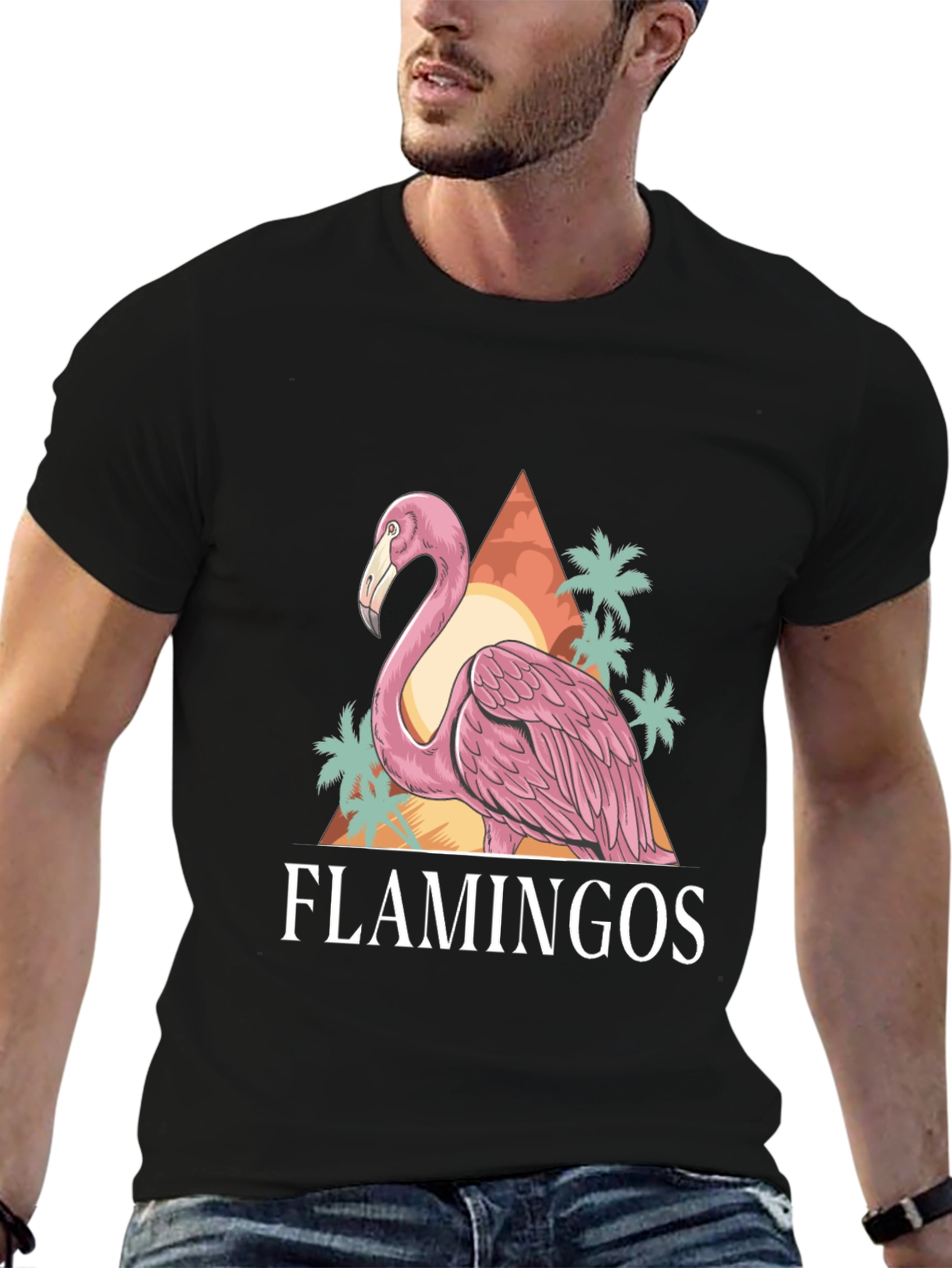 Flamingo Graphic Tee - Tropical Vibes!