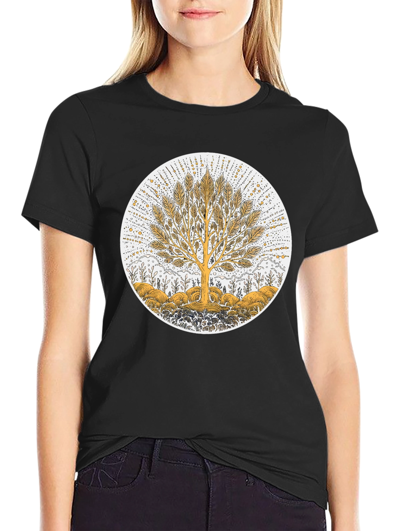 Tree of Life Graphic Tee - Unisex Black T-Shirt