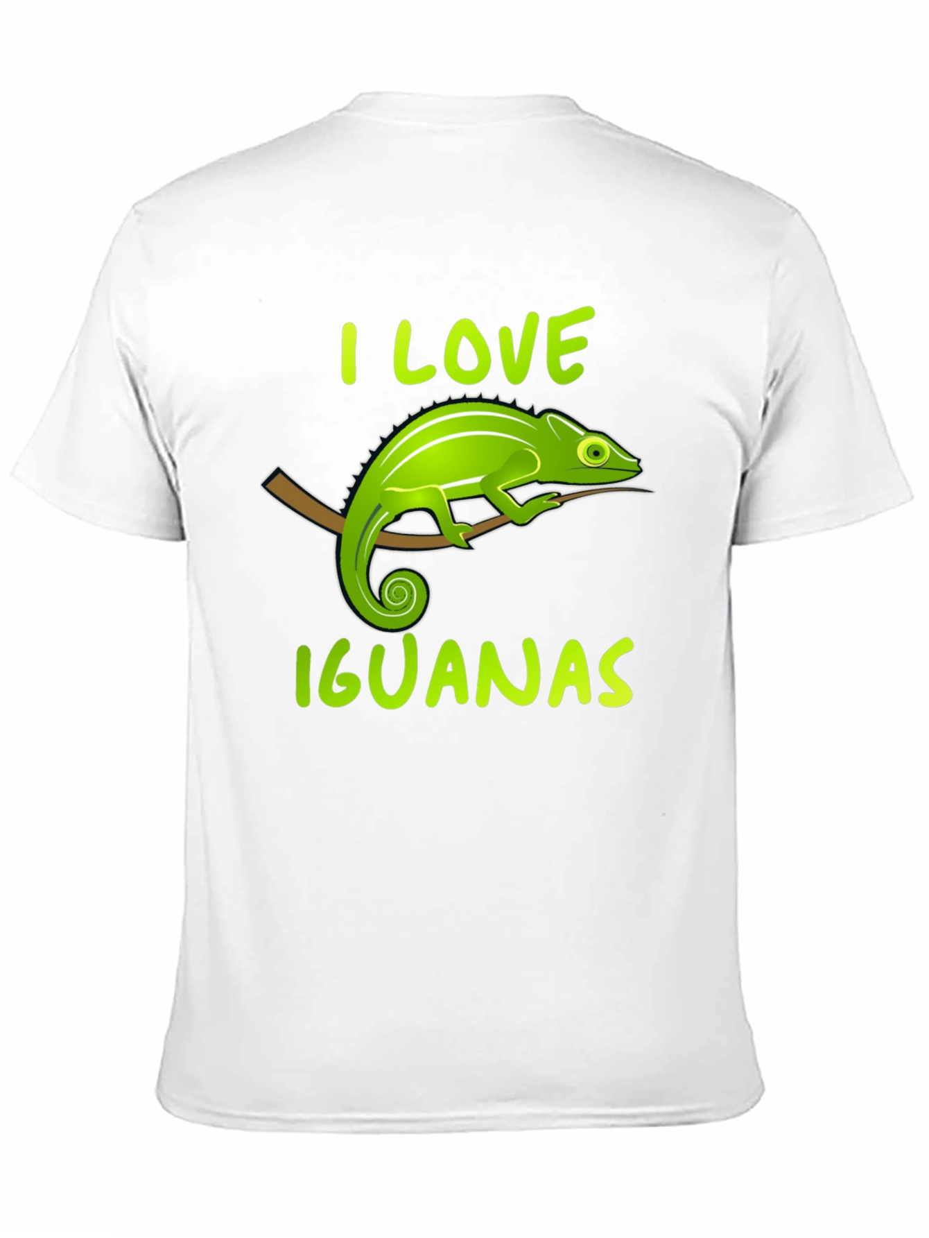 I Love Iguanas Black T-Shirt