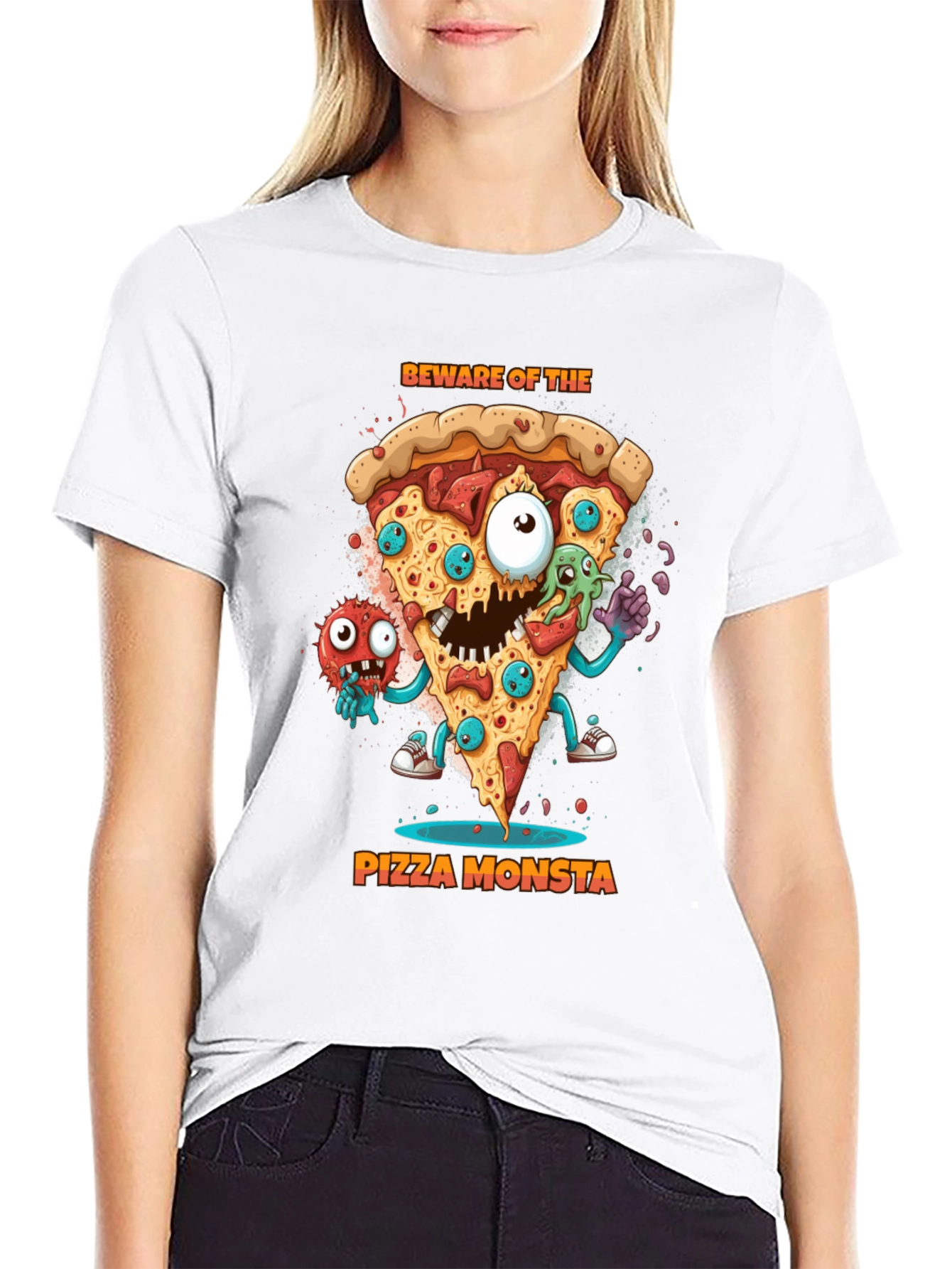Pizza Monsta Graphic Tee