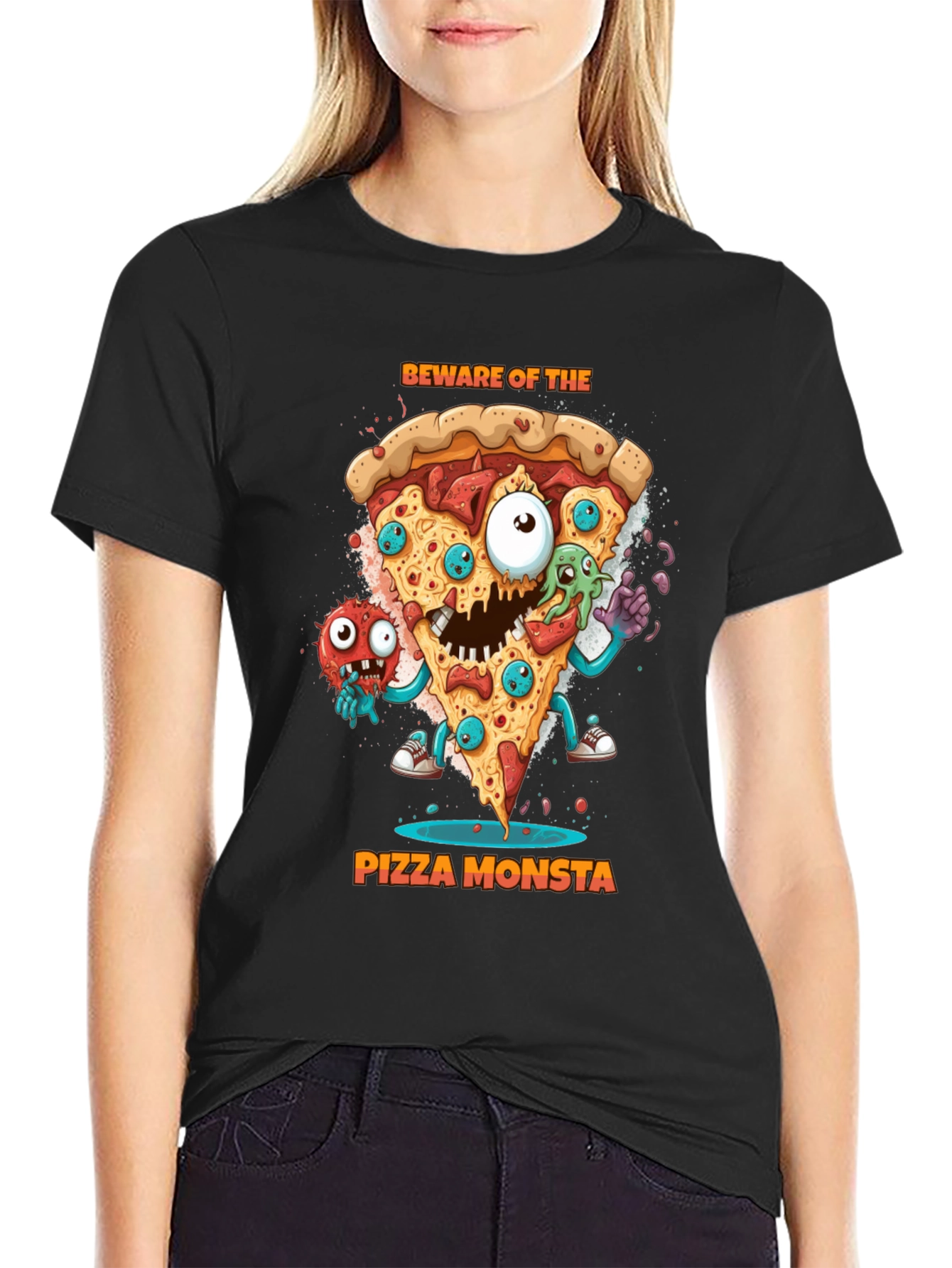 Pizza Monsta Graphic Tee
