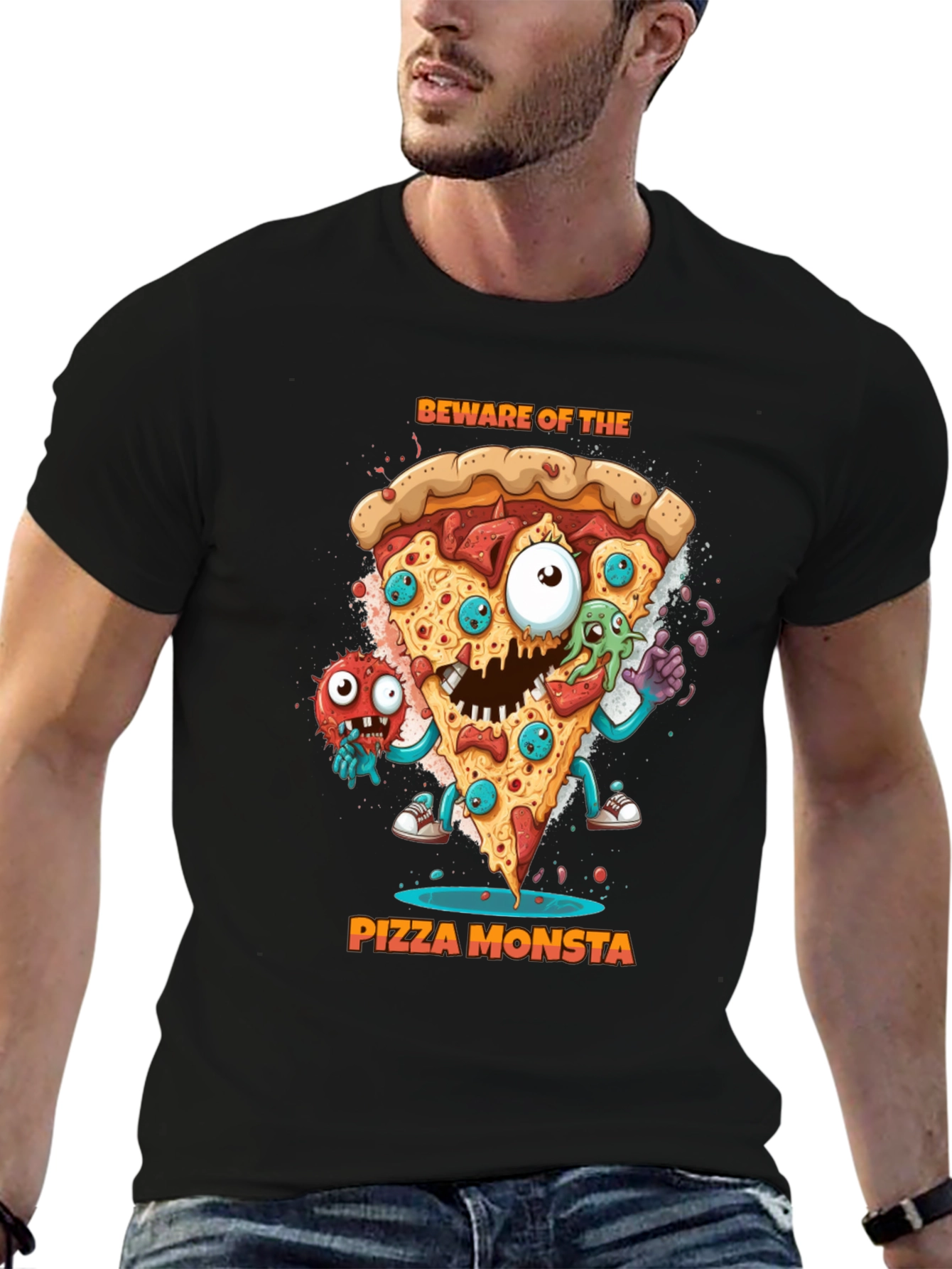 Pizza Monsta Graphic Tee