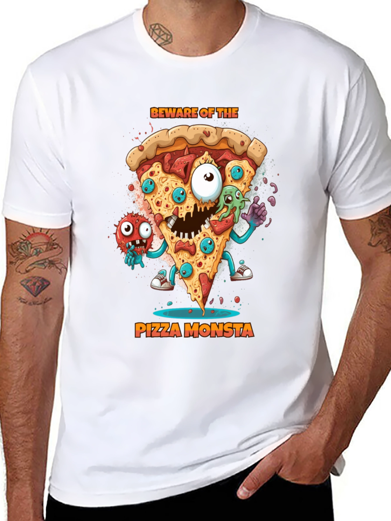 Pizza Monsta Graphic Tee