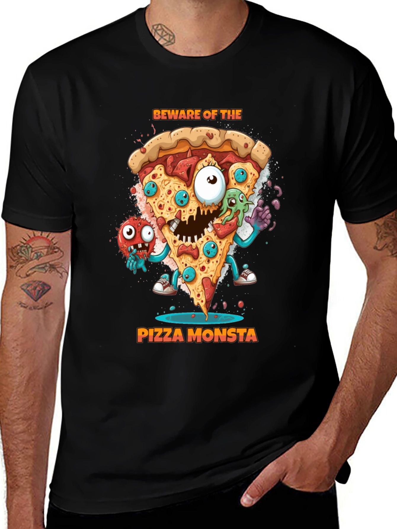Pizza Monsta Graphic Tee