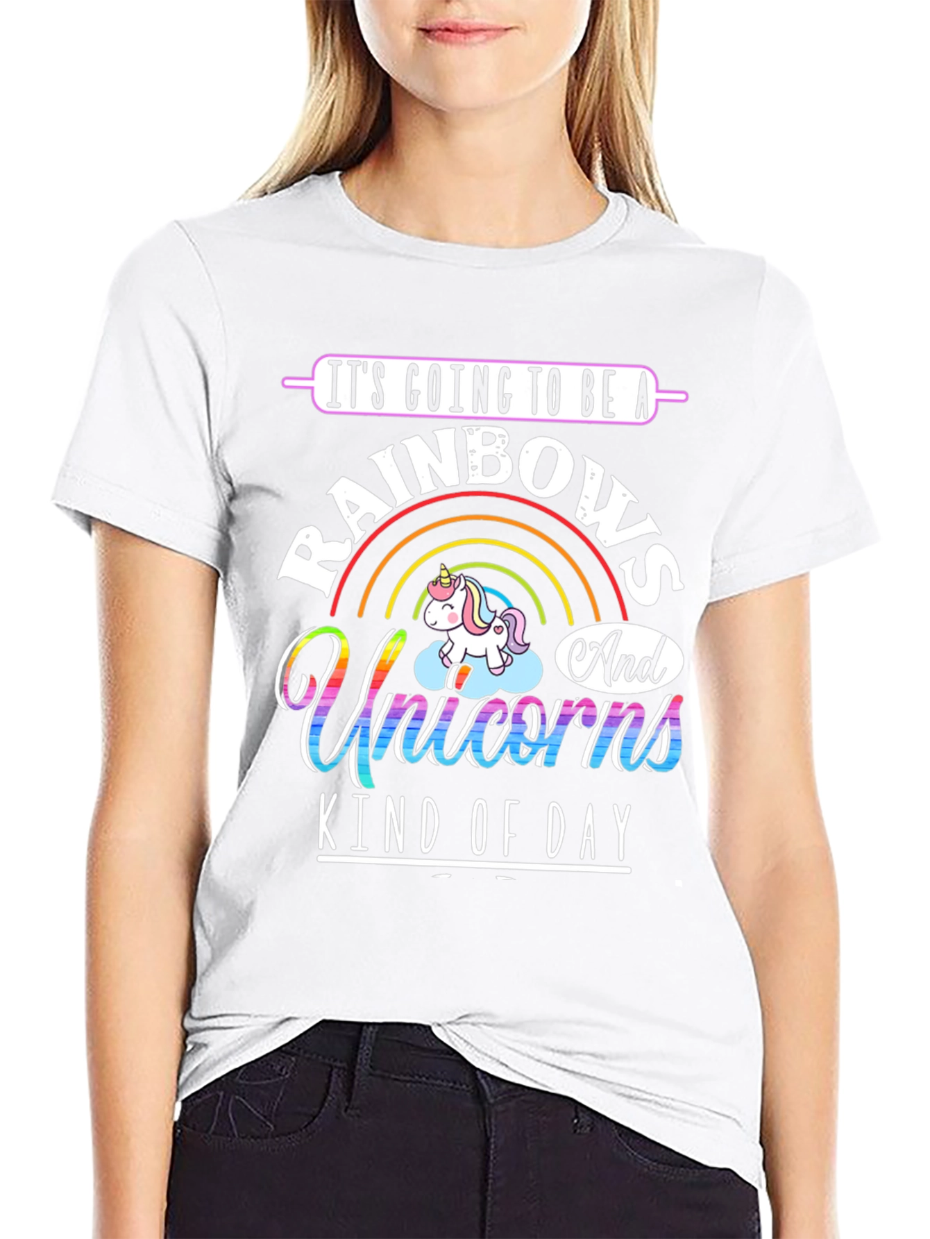 Rainbows and Unicorns Graphic T-Shirt