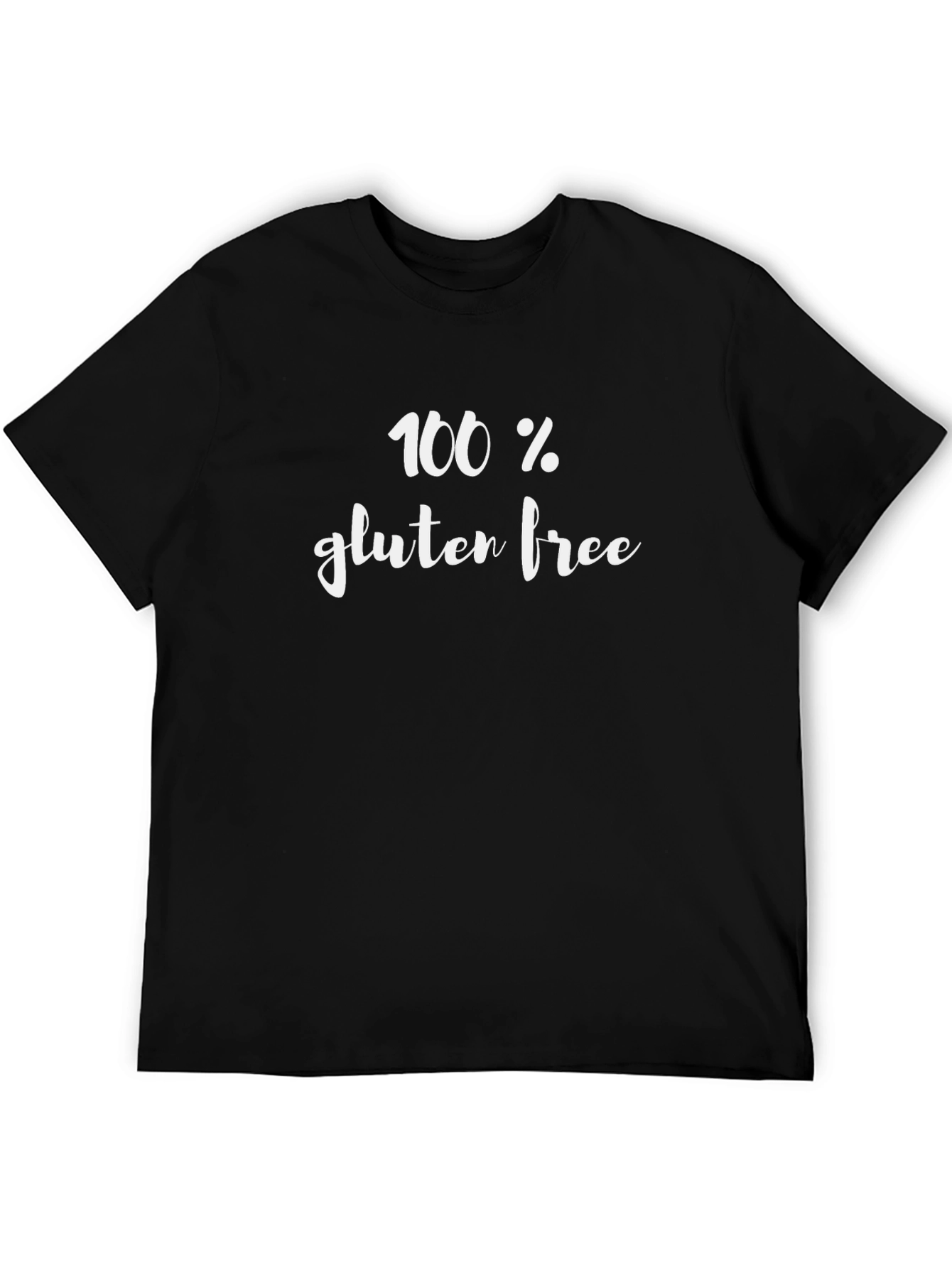 100% Gluten Free Black T-Shirt