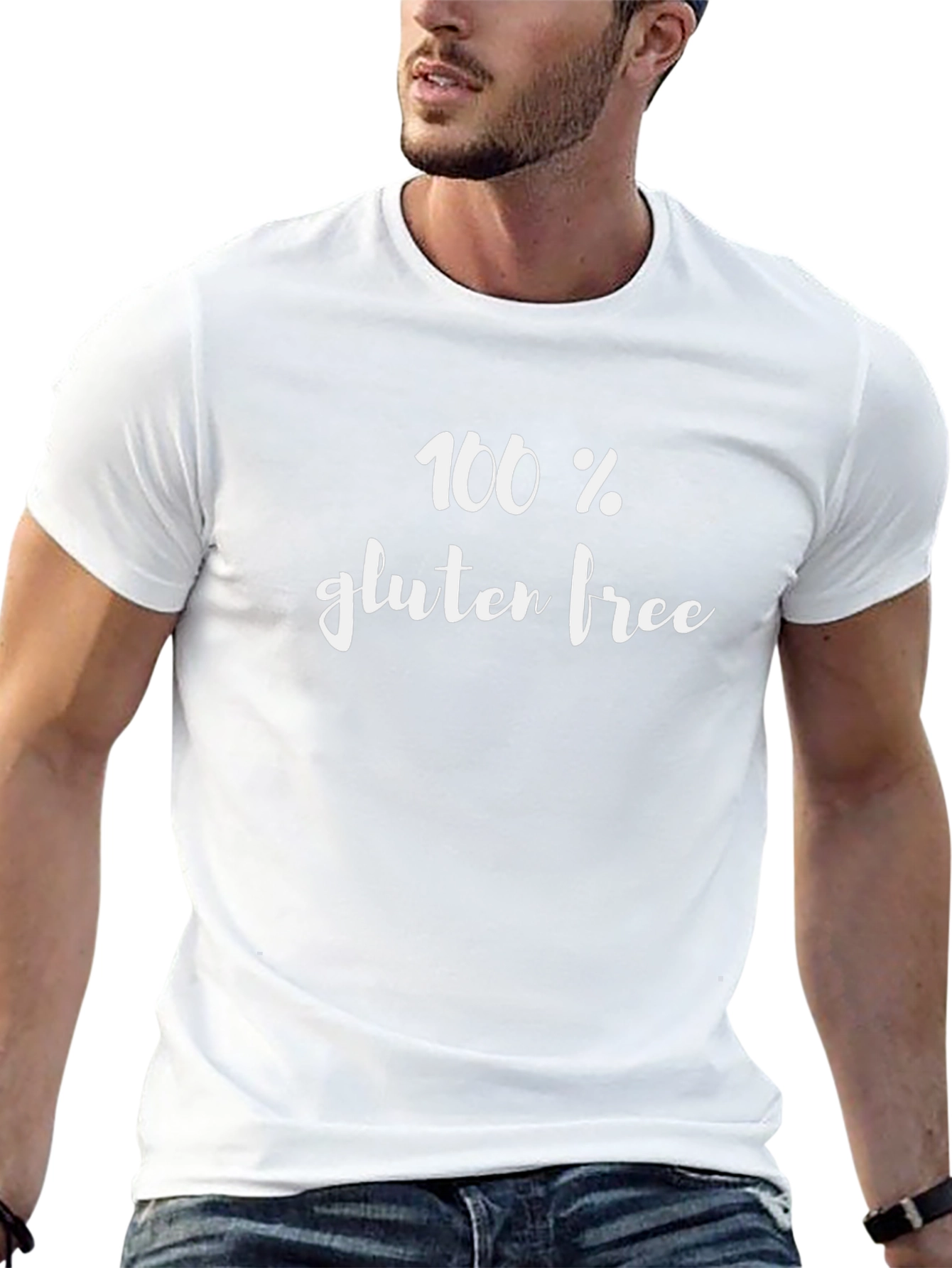 100% Gluten Free Black T-Shirt